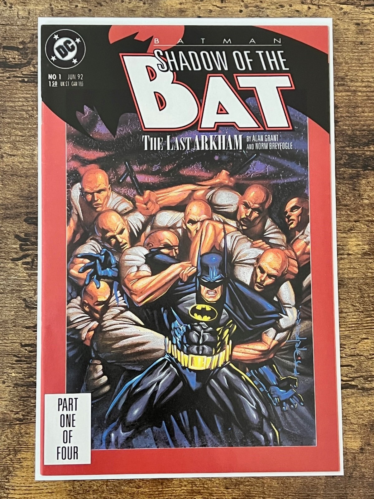 Batman: Shadow of the Bat #1 (1992). NM-. 1st app Victor Zsasz. Last Arkham c/s.