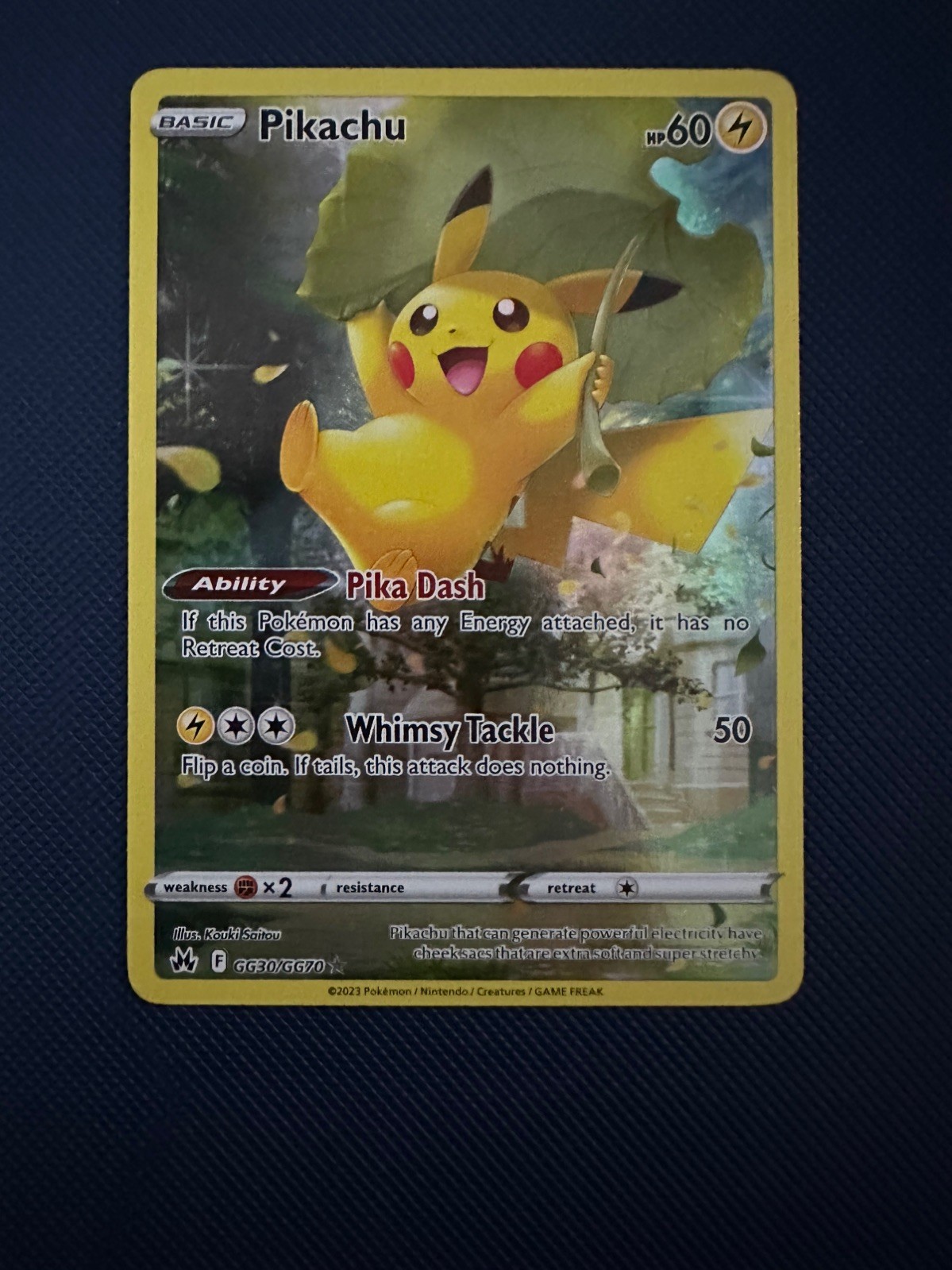  Pikachu GG30/GG70 Full Art Crown Zenith Galarian Gallery