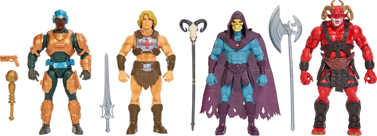 Masters Of The Universe Action Figure Toy 4 Pack 5.5 Inch 2026 Movie Accurate 1