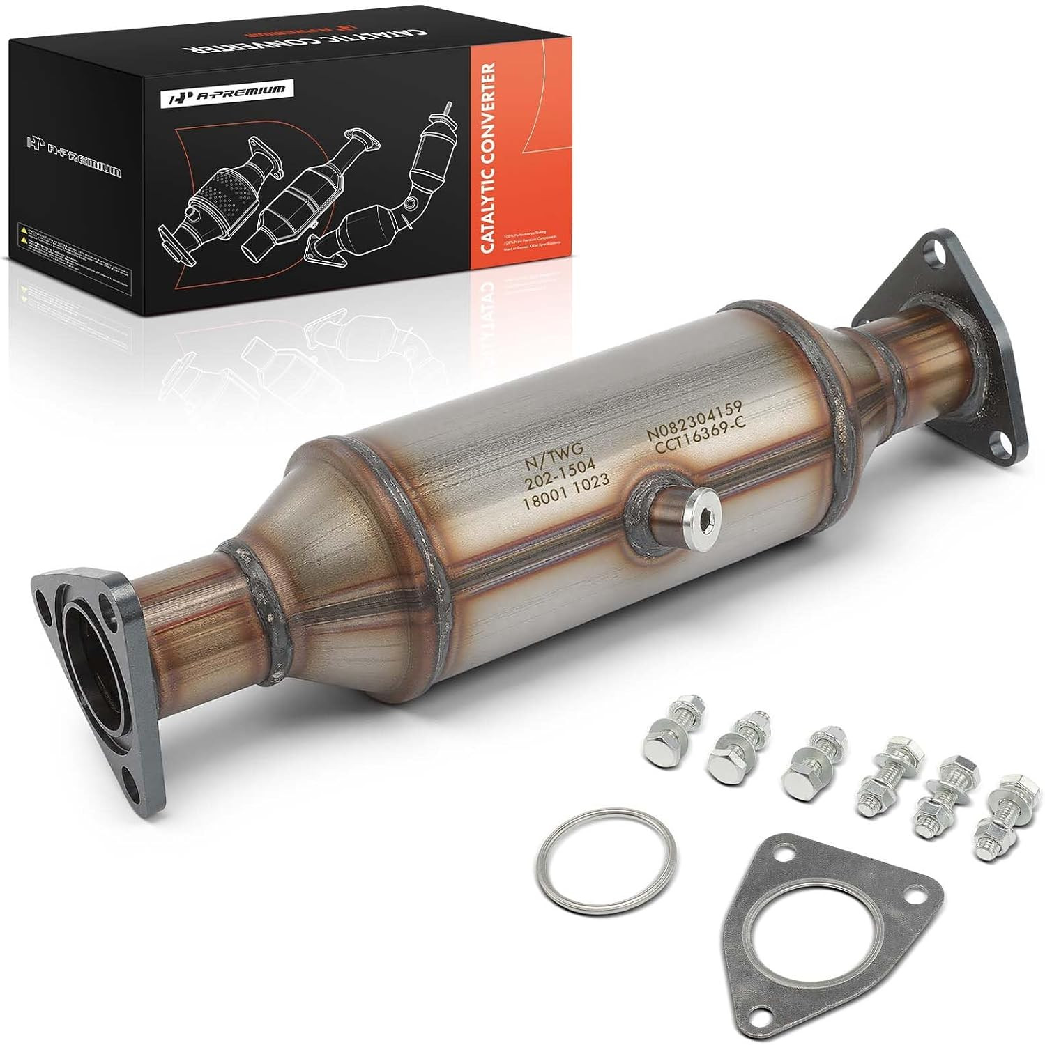 Center Catalytic Converter, E.P.A Compliant