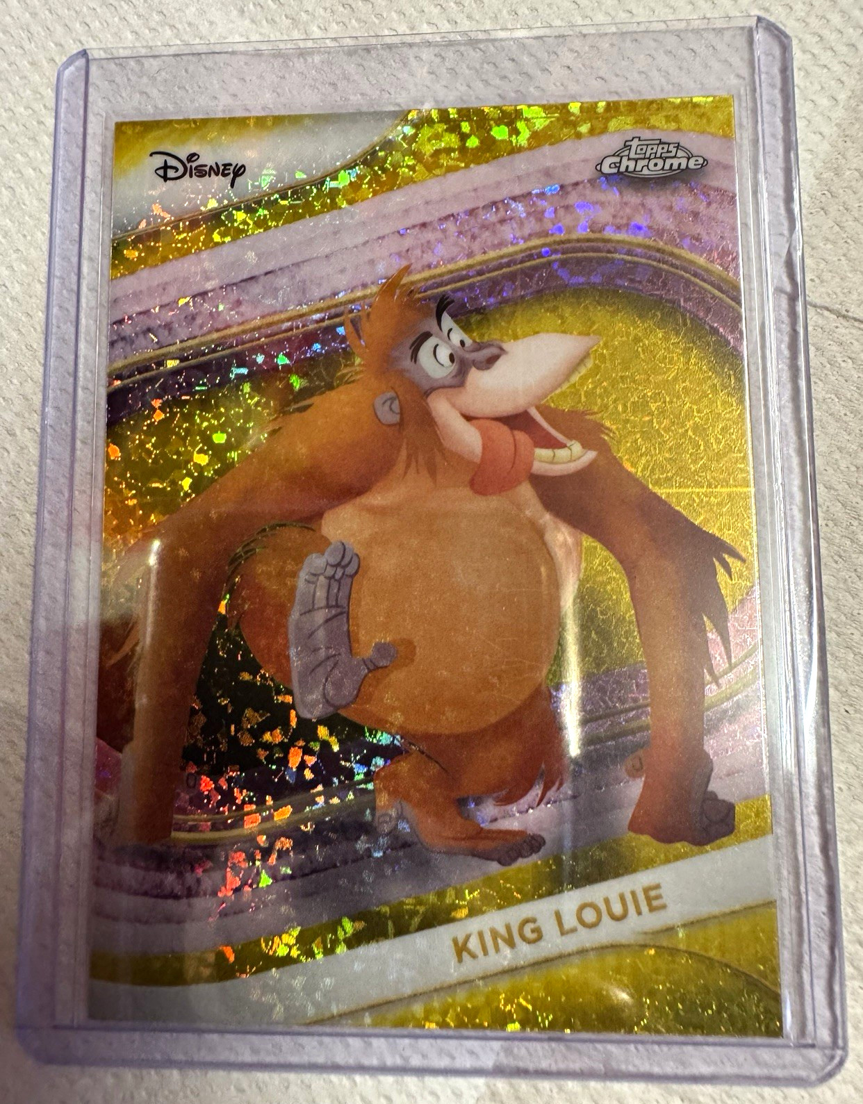 Topps Chrome Disney The Jungle Book King Louie #108 Parallel/Variety 2025