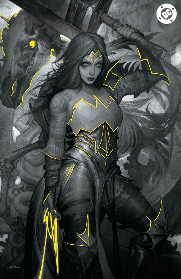 ABSOLUTE WONDER WOMAN #20 - DAN QUINTANA COVER E SPOT FOIL GOLD KNIGHT OF COMICS