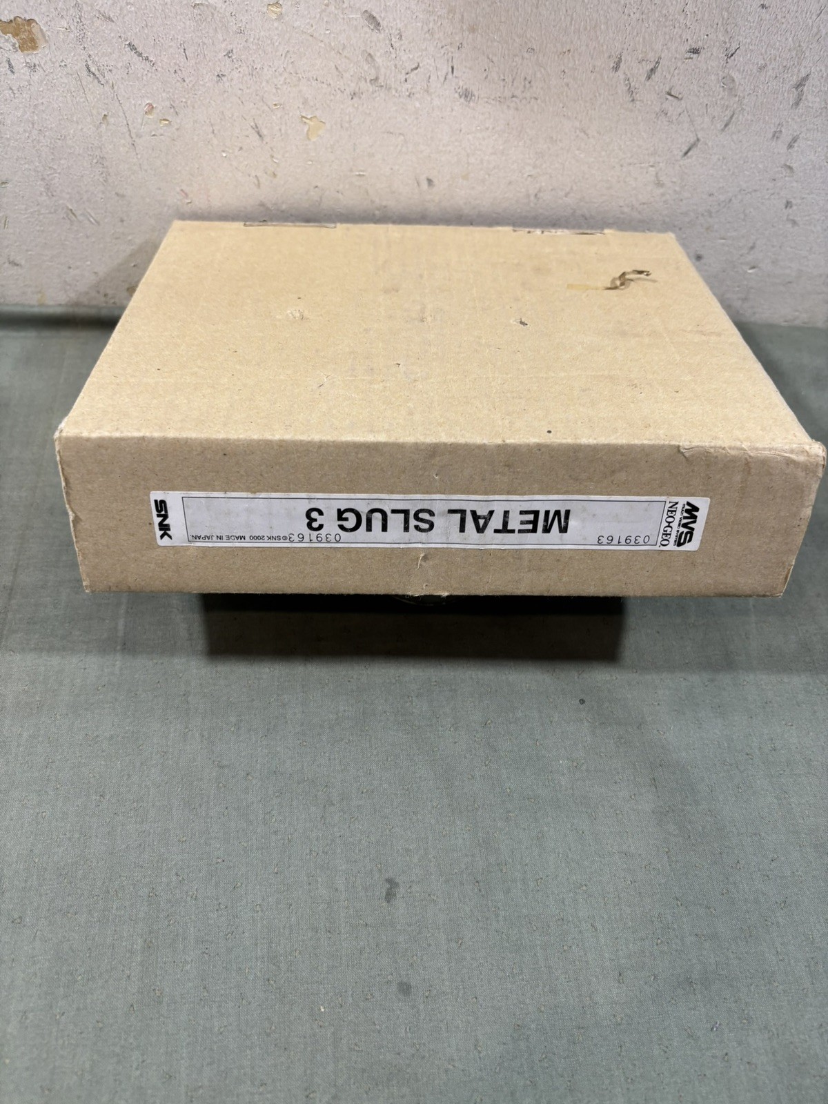 Metal Slug 3 USED EMPTY CARTON 100 % Original for MVS Neo Geo Arcade Sys