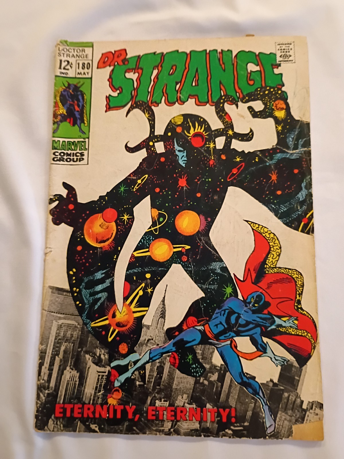 Doctor Strange #180 (1969) Marvel Silver Age Eternity Photo Cover VG Mid