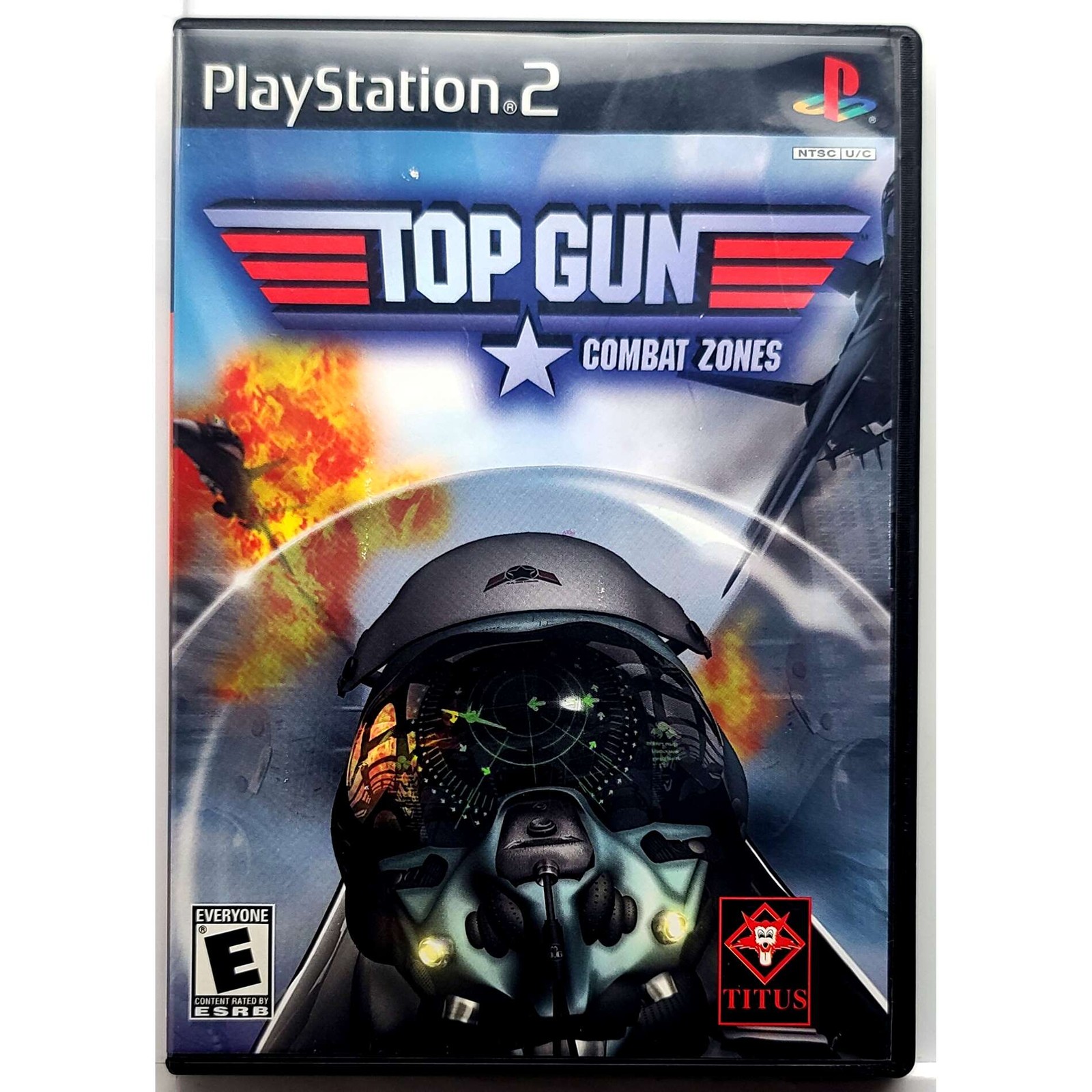 Top Gun Combat Zones - Sony Playstation 2 PS2 Pristine Tested 1Y Guarantee