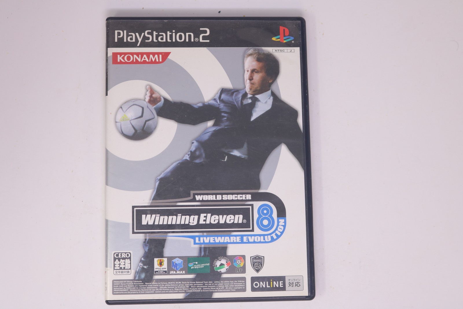 World Soccer Winning Eleven 8 Liveware Evolution PlayStation 2 JP(Region Locked)