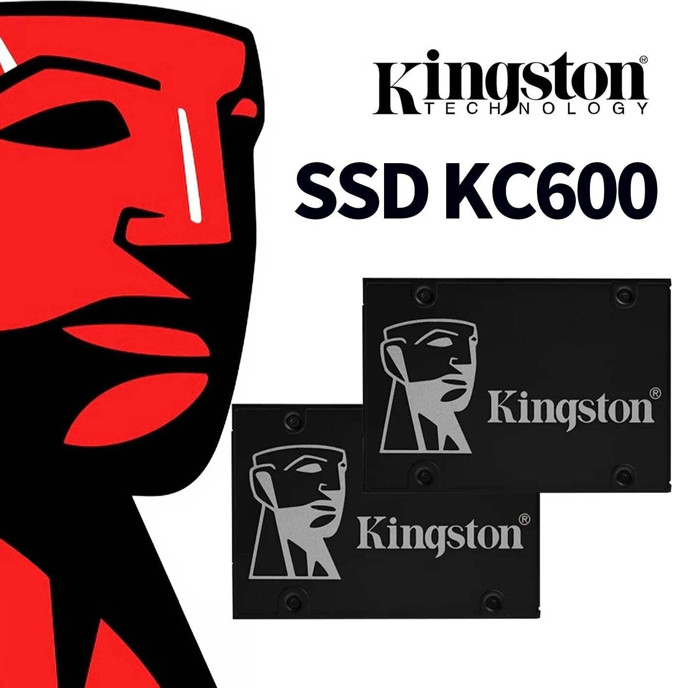 Kingston SSD KC600 2TB 1TB 512GB 256GB SATA 3 2.5 inch Internal Solid State Driv
