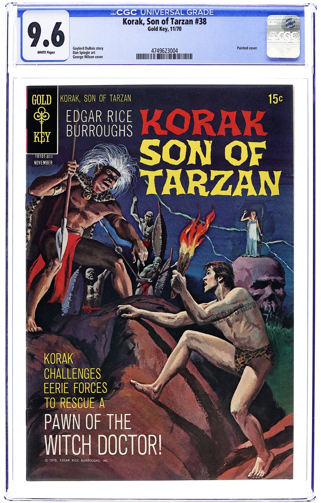 Korak Son of Tarzan #38 CGC 9.6 1970 4749623004