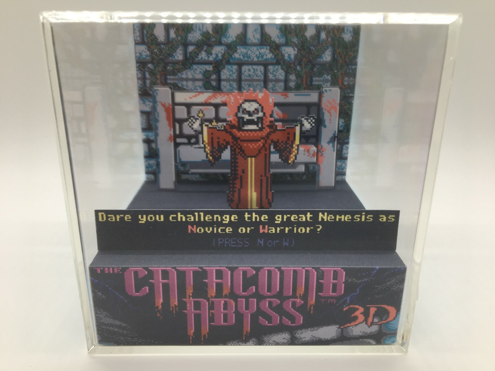 The Catacomb Abyss 3D Nemesis Intro Shadow Box Diorama Cube Big Box