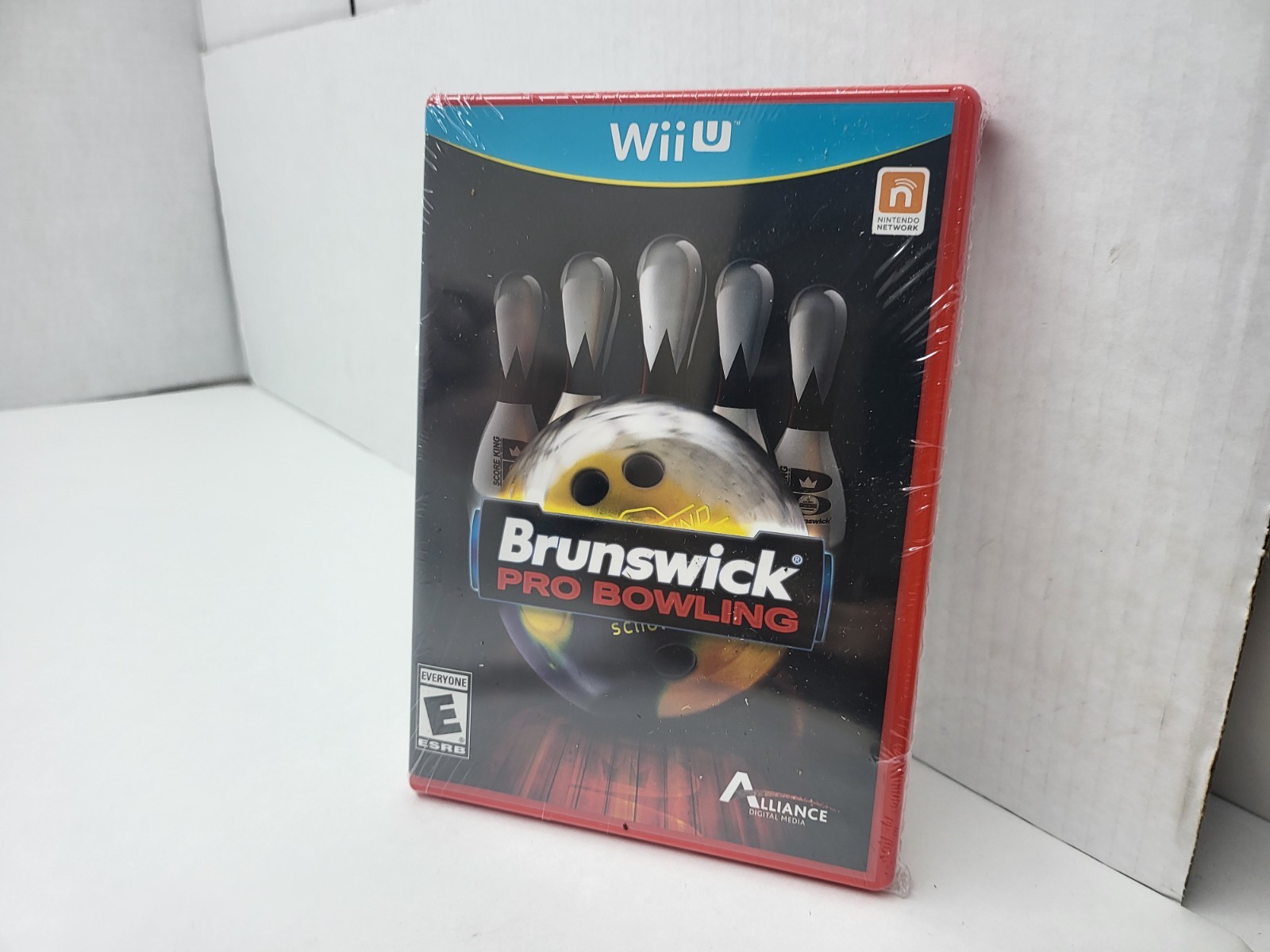 MINT NEW BRUNSWICK PRO BOWLING FOR NINTENDO WII U IN RED CASE  ###