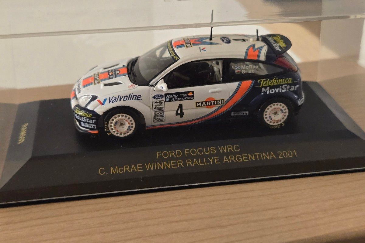 Diecast car 1/43 Ford Focus WRC Colin McRae 2001 Rally Argentina