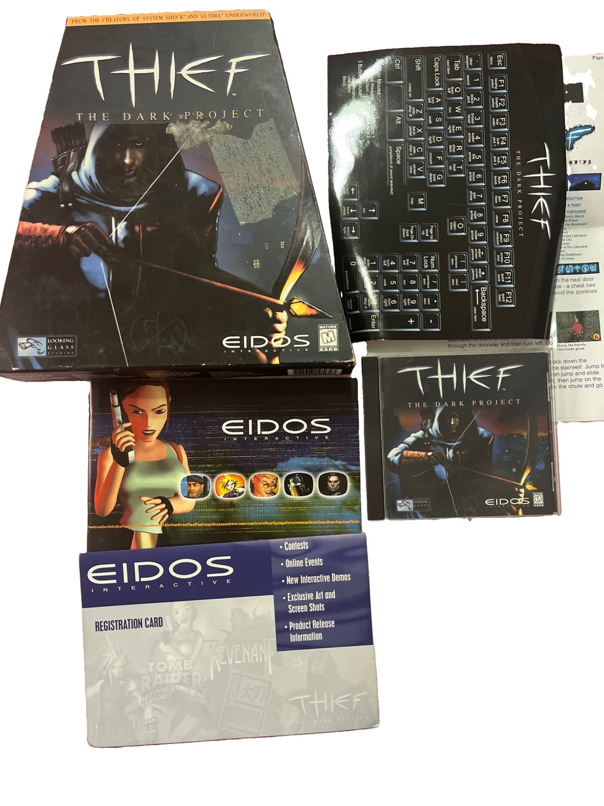 Theif The Dark Project EIDOS PC CD-Rom Big Box Vintage CIB RARE