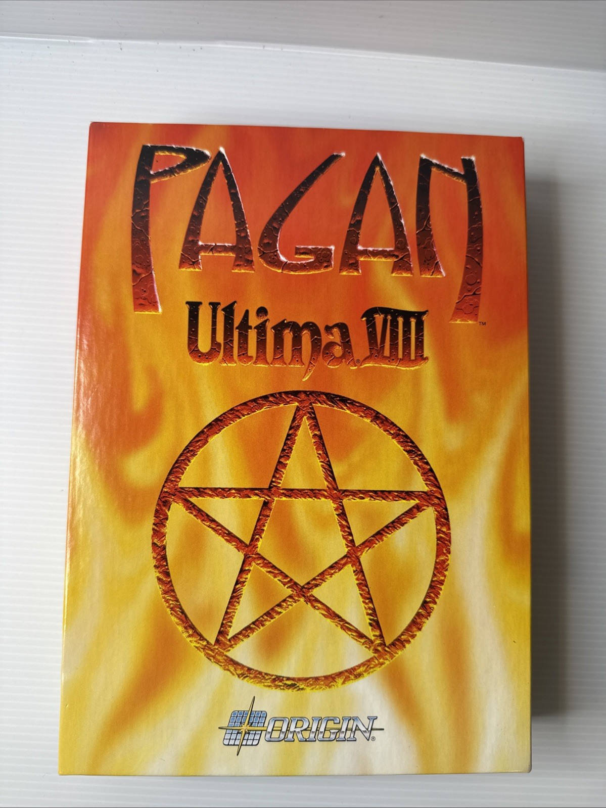 Ultima VIII 8 Pagan PC Big Box 3.5” Floppy Tested Cloth Map Coin Speech Pack