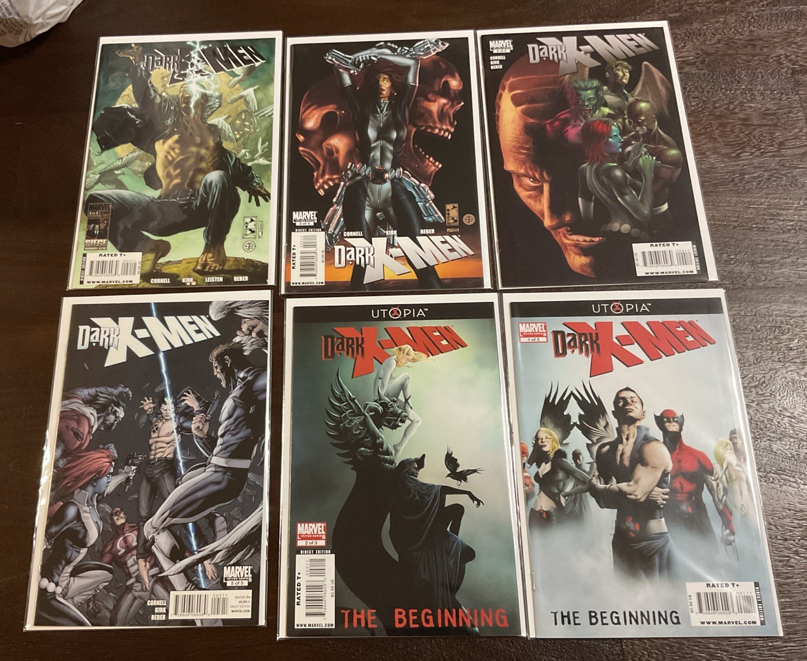 Lot Of 6 Dark X-Men #2-5 (of 5) + Dark X-Men Utopia #1-2 (of 3)VF-NM Marvel 2010