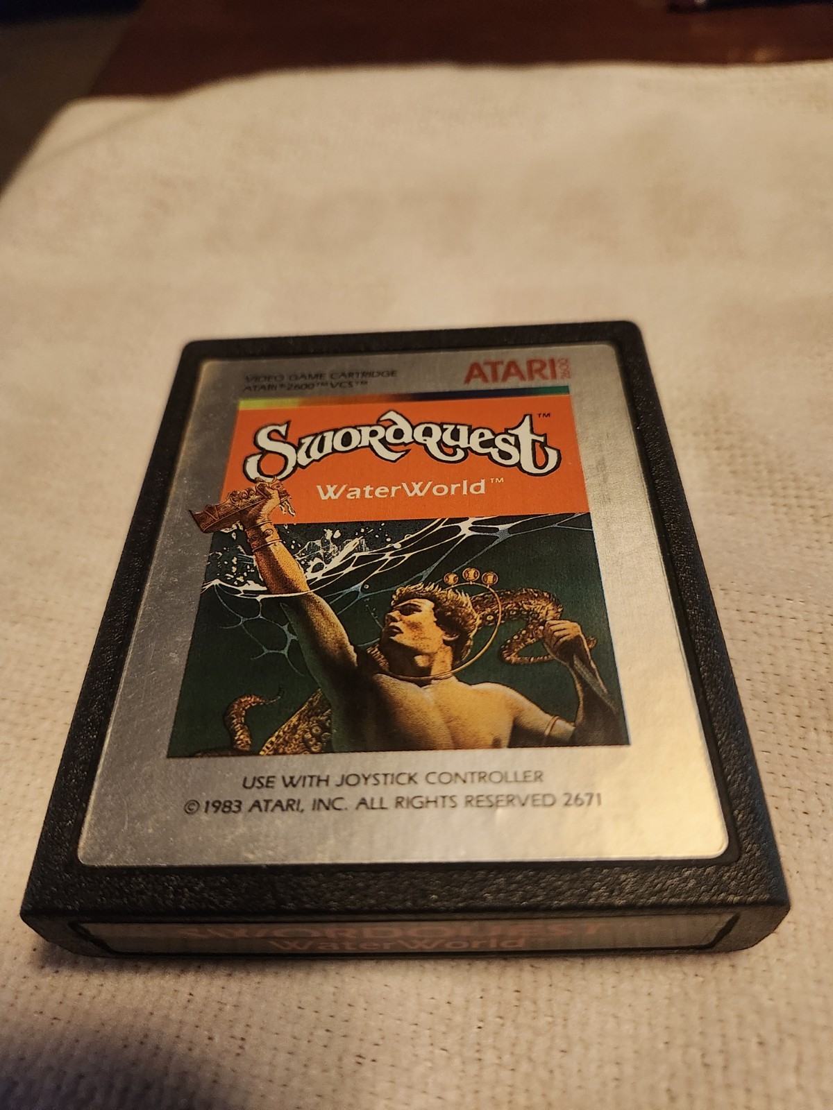 Vintage-atari-2600-swordquest waterworld (No Case) (Untested)
