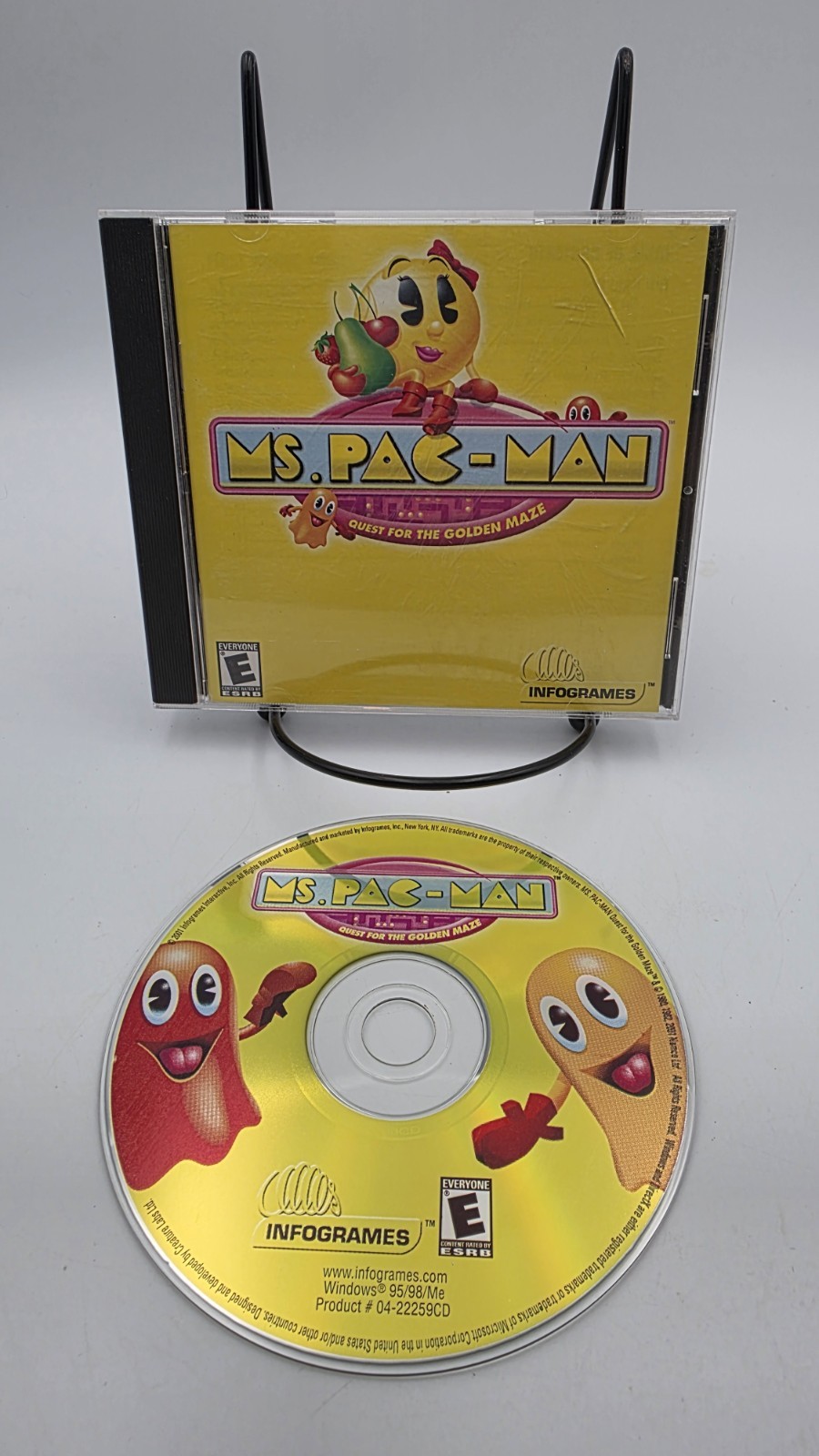 Ms. Pac-Man Quest for the Golden Maze (Windows / PC, 2001) ~Tested and Working~