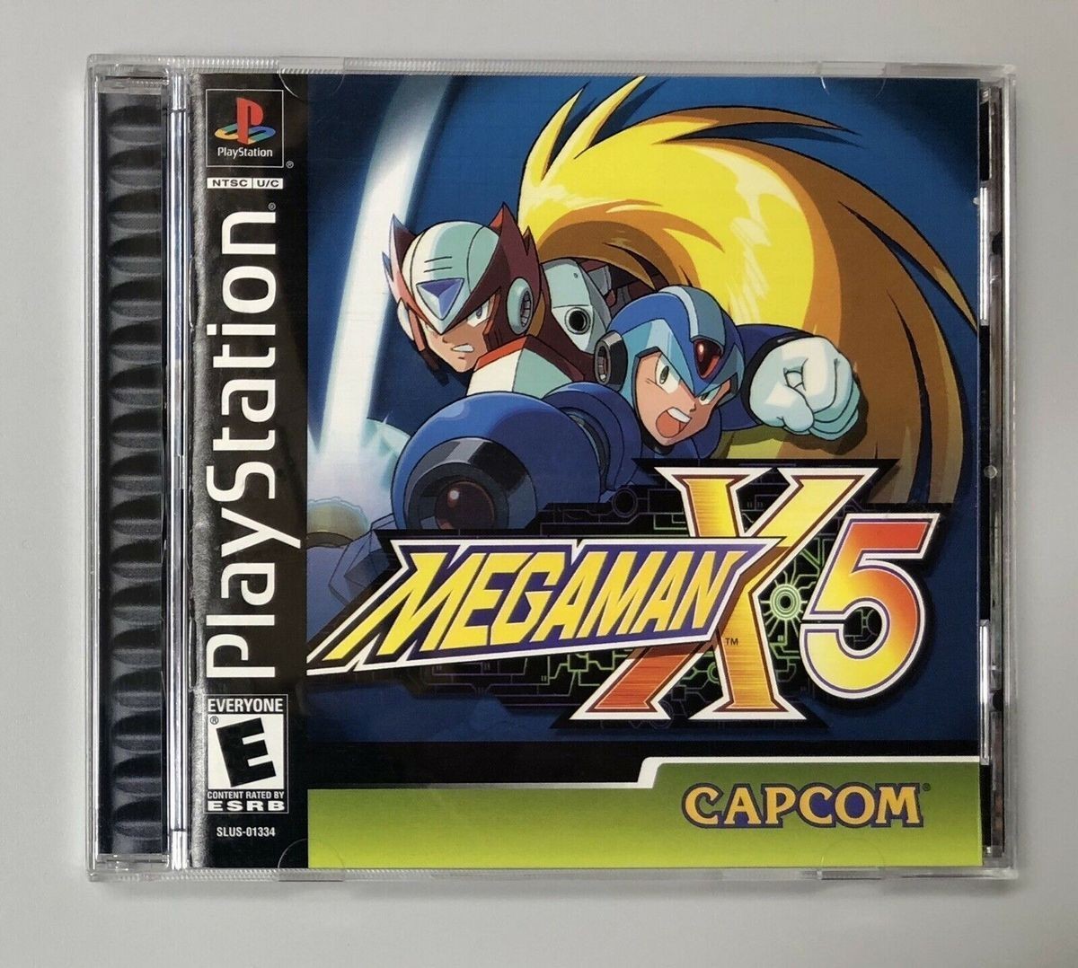 Mega Man X5 (SONY PlayStation 1, 2001) PS1 PSX COMPLETE PRISTINE CONDITION MINT