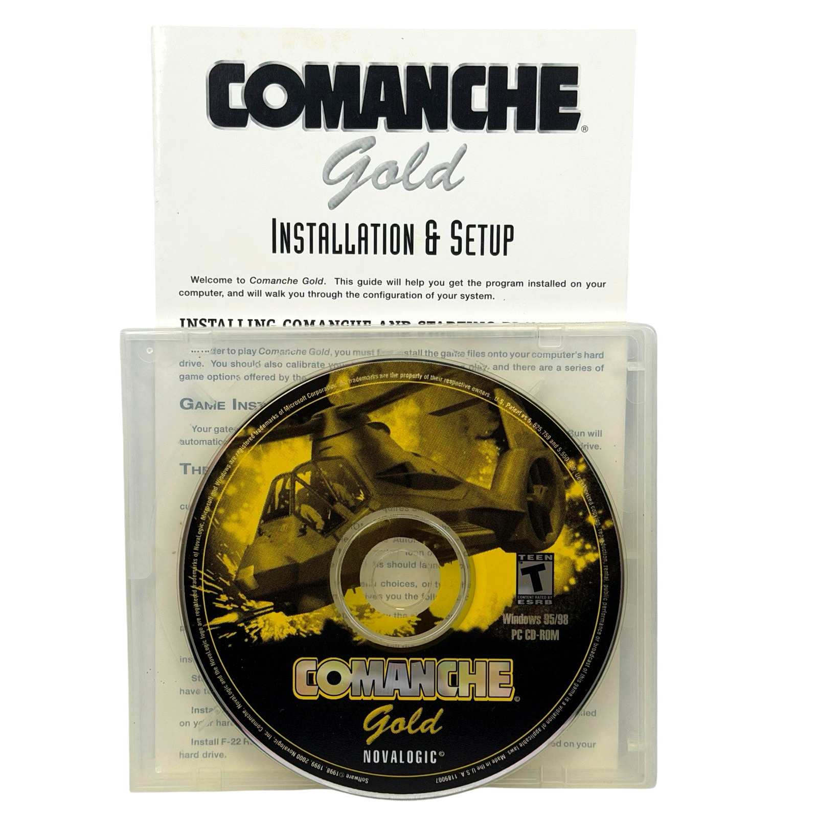 Comanche Gold - PC WIN Combat Flight Simulation Video Game - Disc & Guide Only