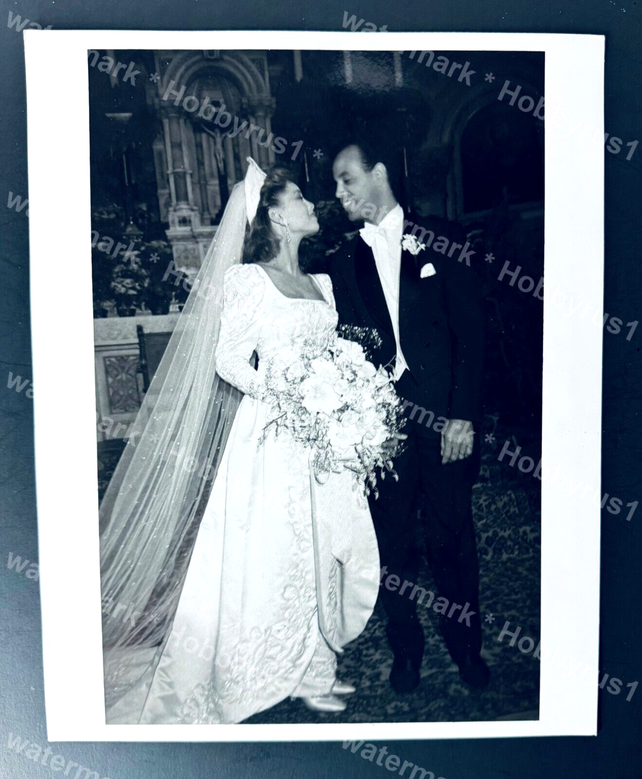 VANESSA WILLIAMS Miss America Model Actress Wedding 1987 Press Photo
