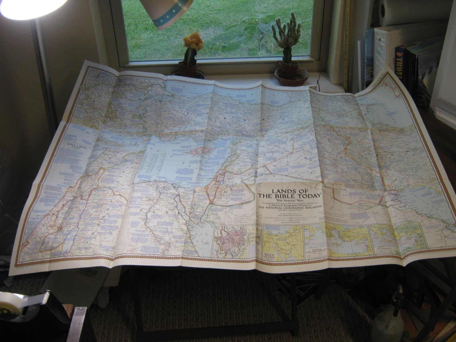 LANDS OF THE BIBLE TODAY WITH HISTORICAL NOTES December 1956 National Geographic