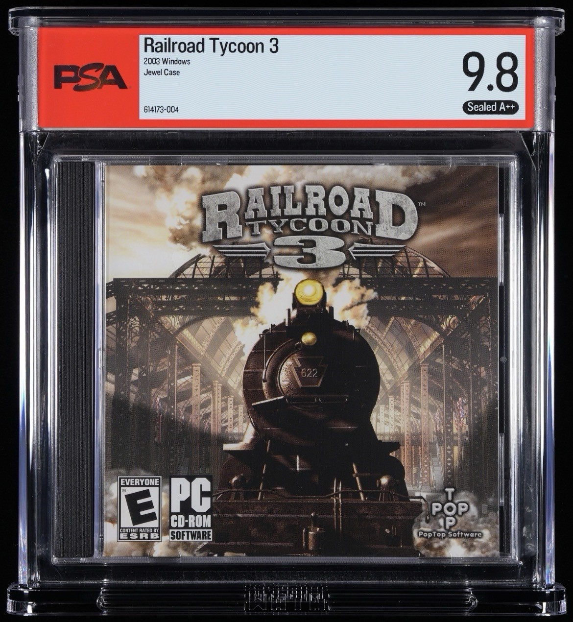 Railroad Tycoon 3 - PC, Jewel Case, 2003 - PSA Graded 9.8 A++