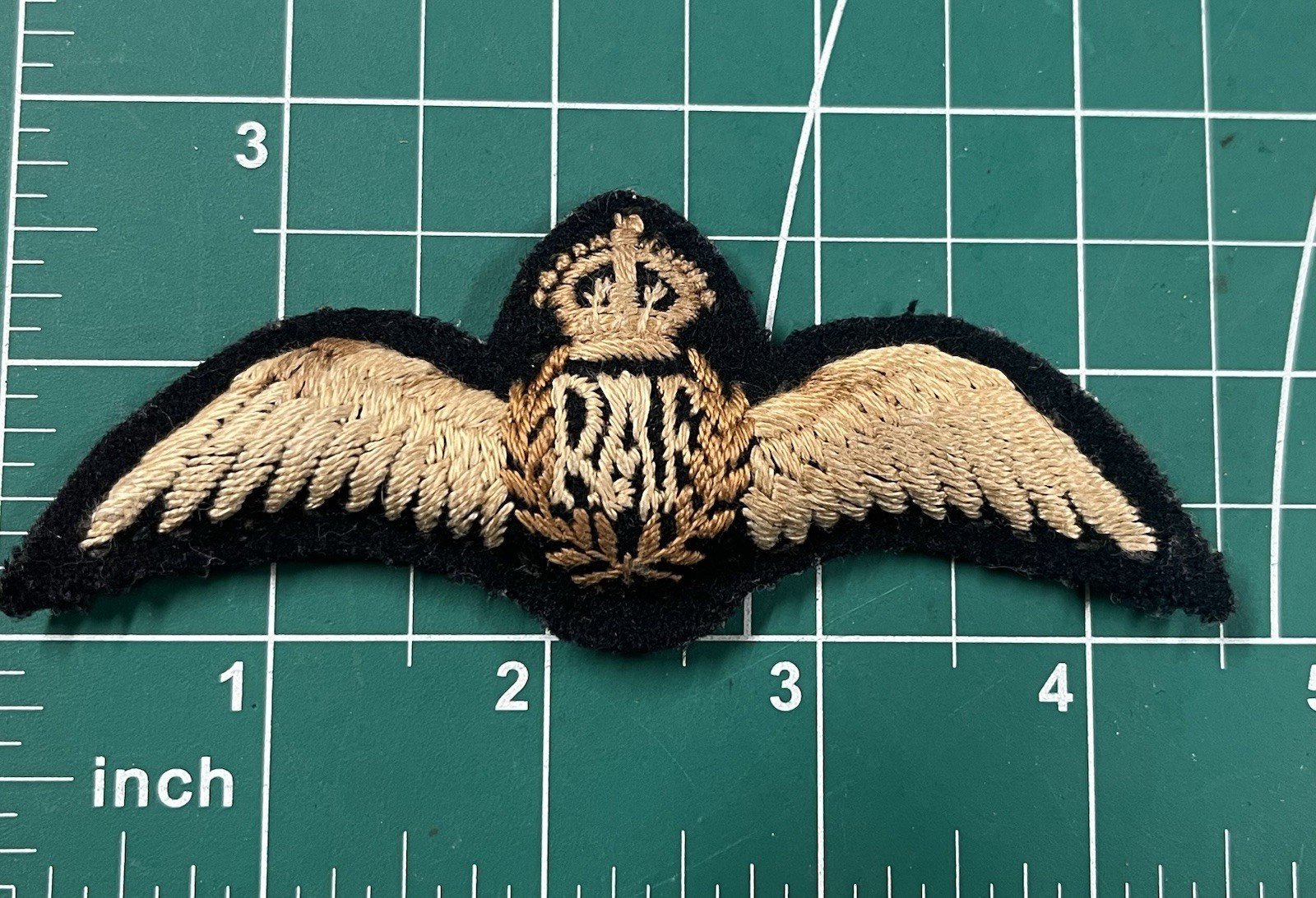 WWII British RAF Royal Air Force Padded Wings