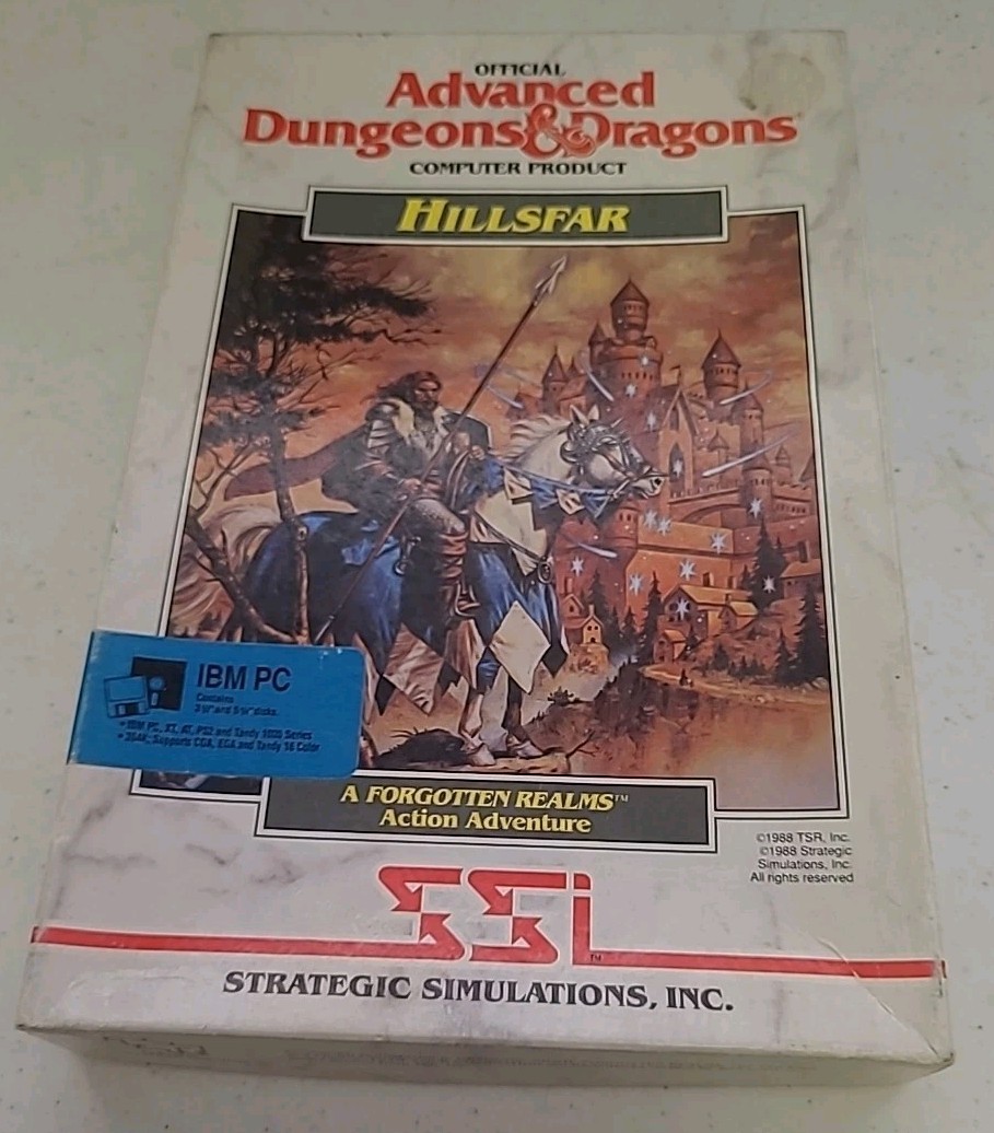 Advanced Dungeons & Dragons: Hillsfar, for the Commodore Amiga