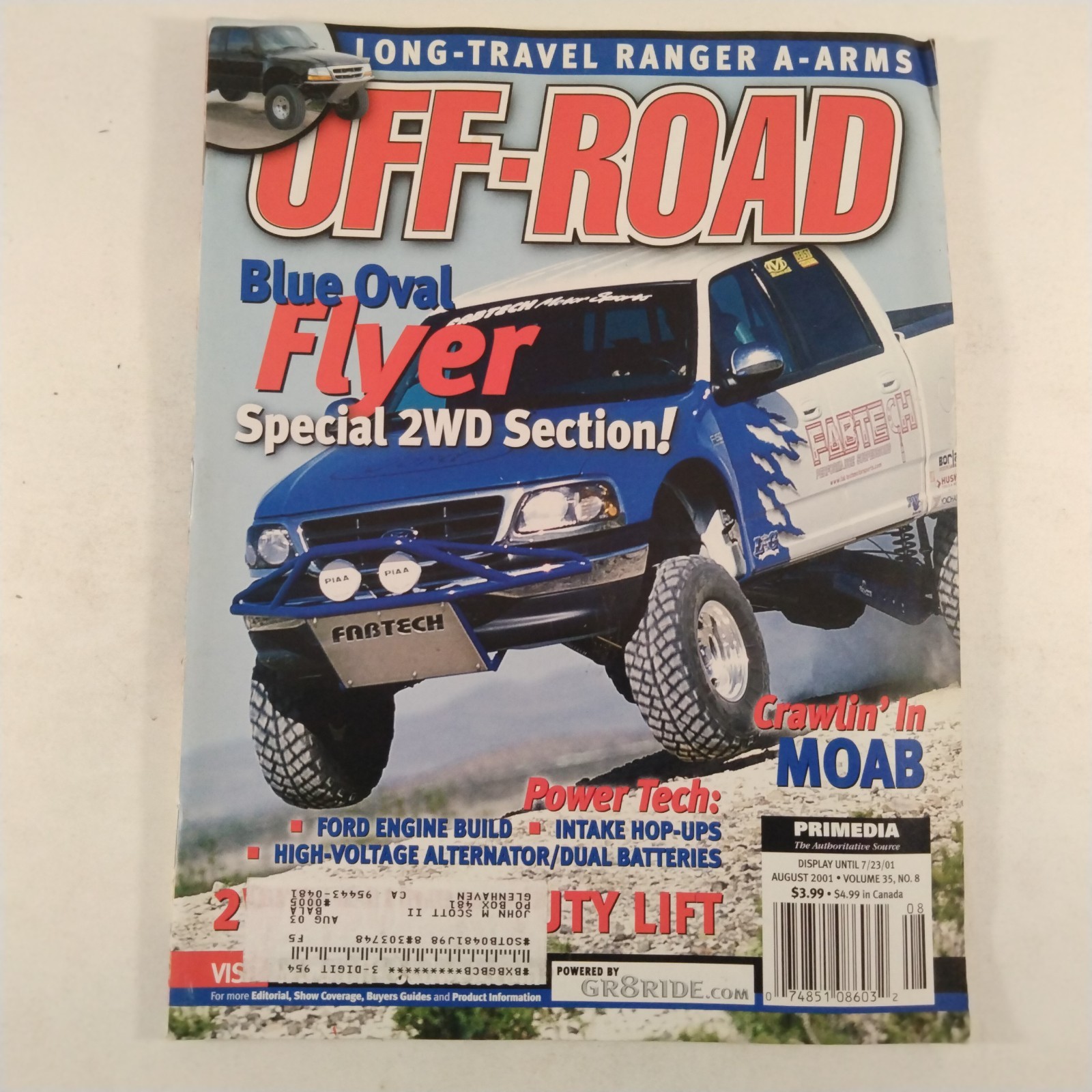 Off-road Magazine August 2001