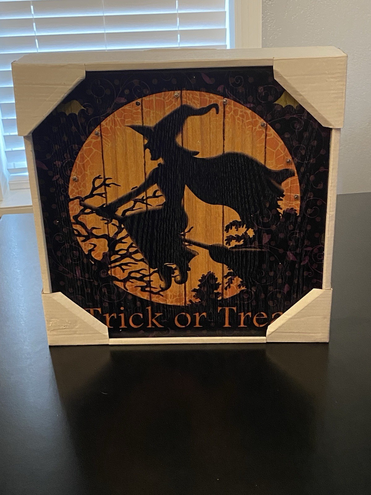 Halloween Witch Light Up Picture Trick Or Treat Made In 2014 Holiday Witch Fun