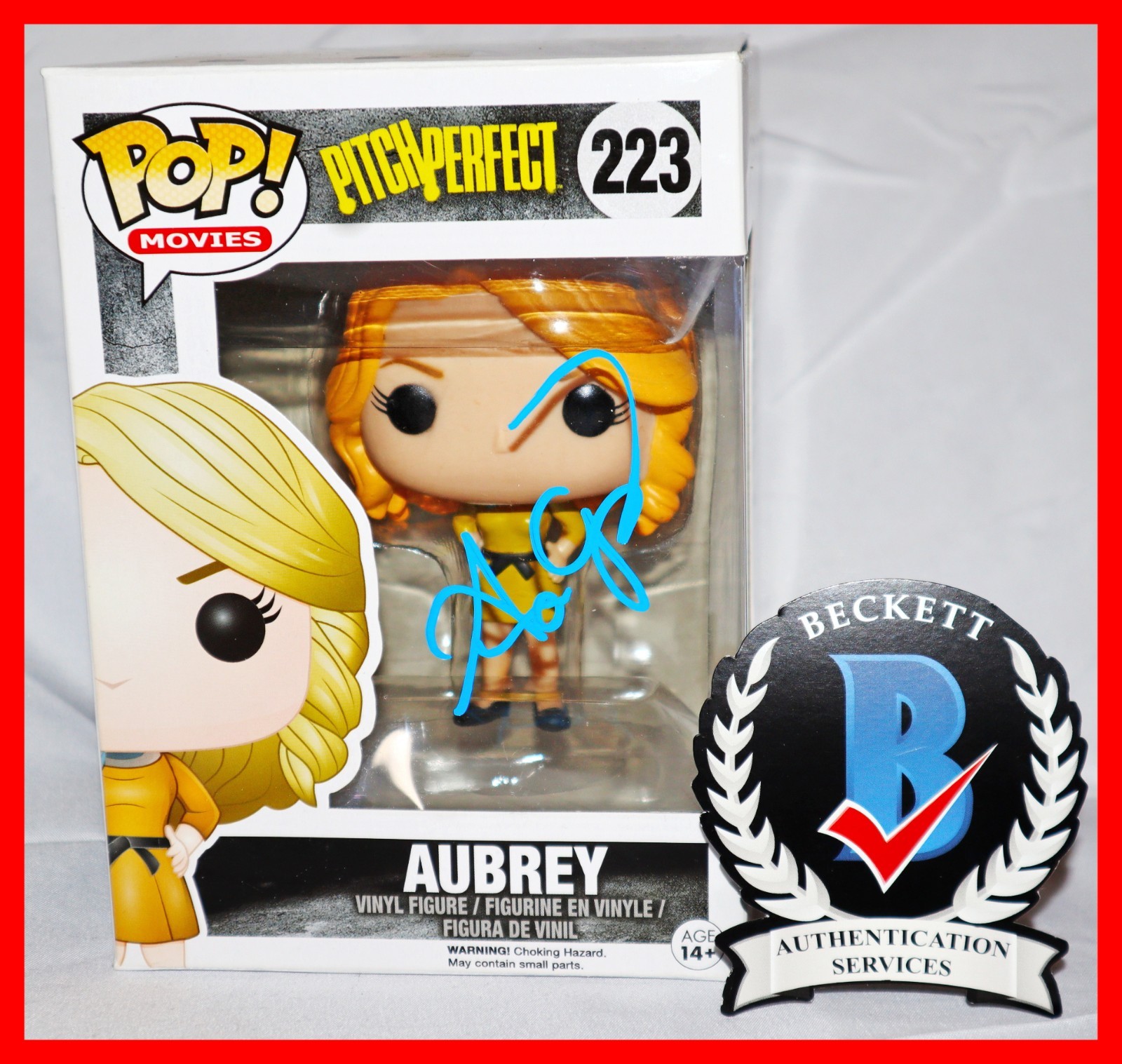 🎤🎼  Anna Camp Autographed Signed Aubrey Pitch Perfect Funko Pop Beckett PSA