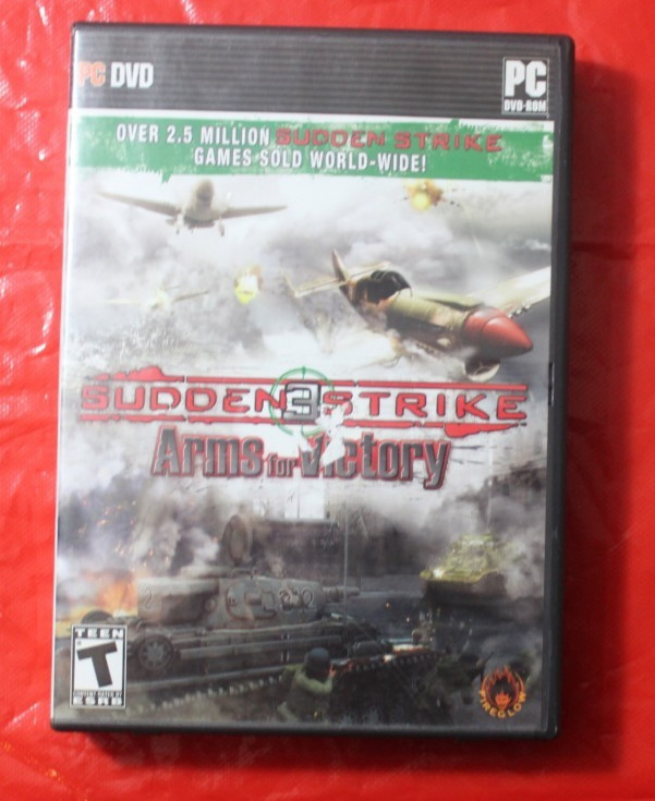 Sudden Strike 3 - Arms for Victory (PC DVD Rom w Manual) Rated T, Fireglow