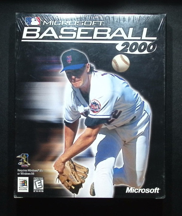 Microsoft Baseball 2000 (PC, 1999) - NIB - BIG BOX