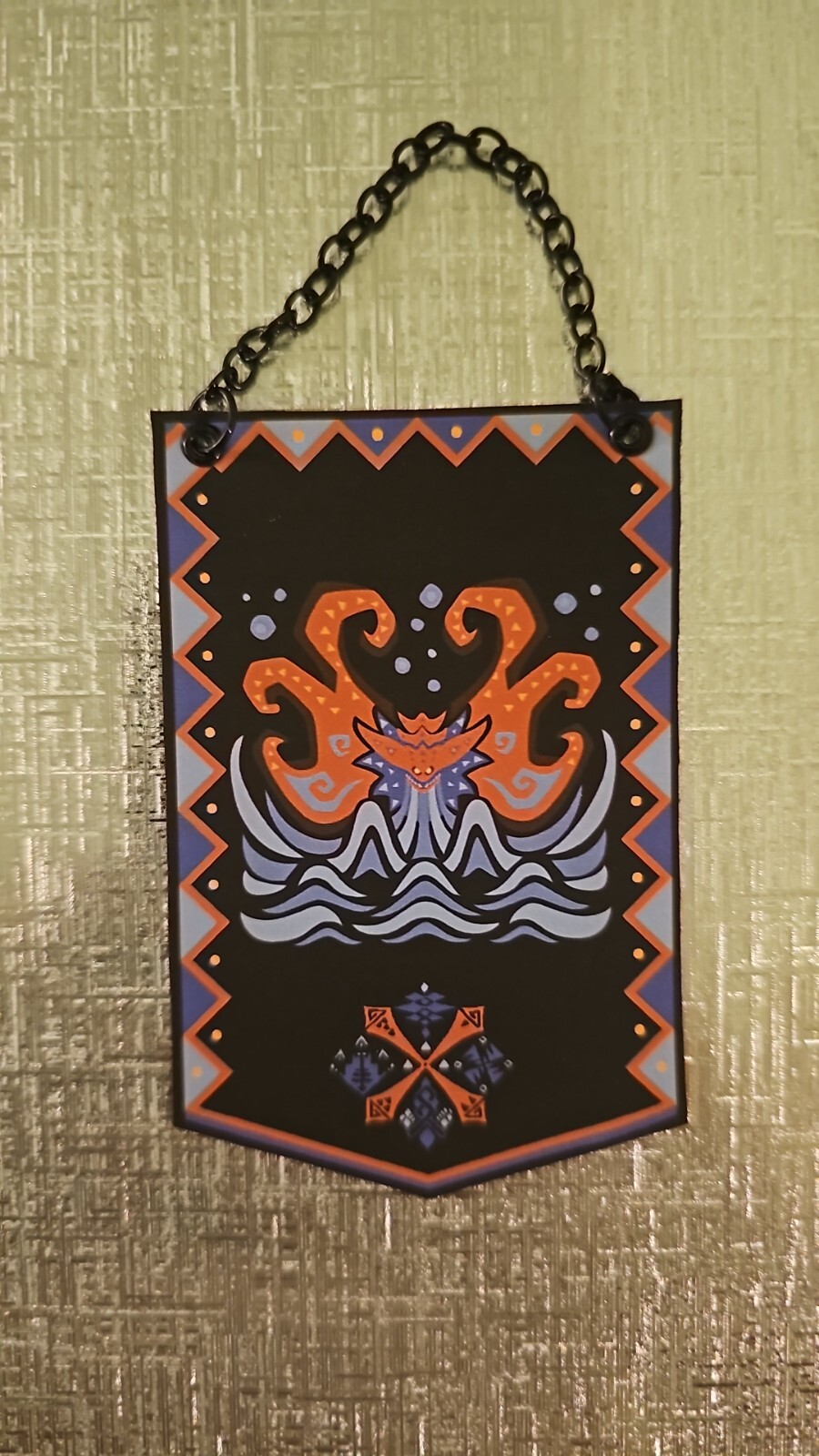 Monster Hunter Elder Dragon Namielle Custom Made Mini Cloth Banner