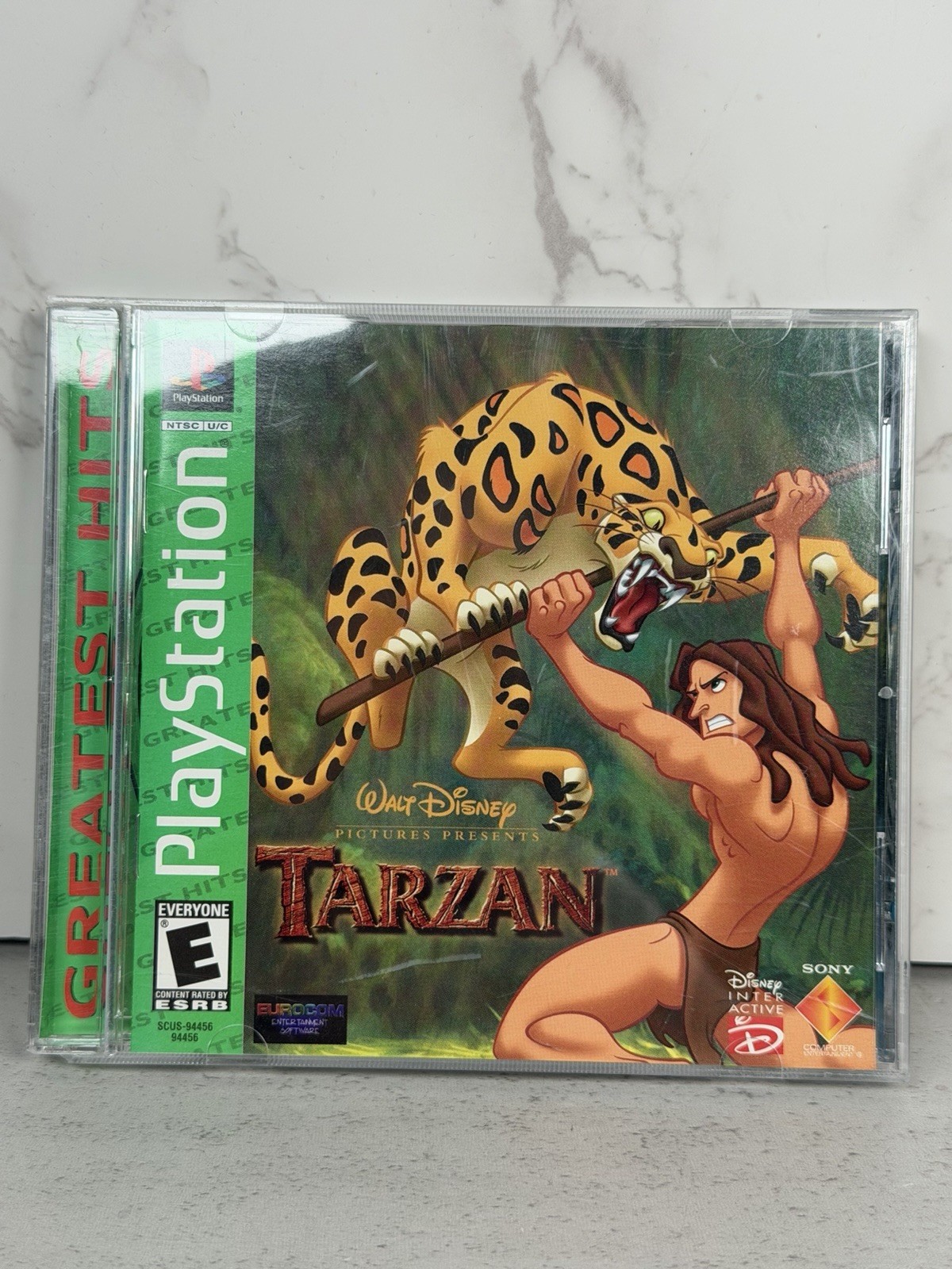 Disney's Tarzan (Sony PlayStation 1, PS1) Complete- CIB- Tested - Greatest Hits