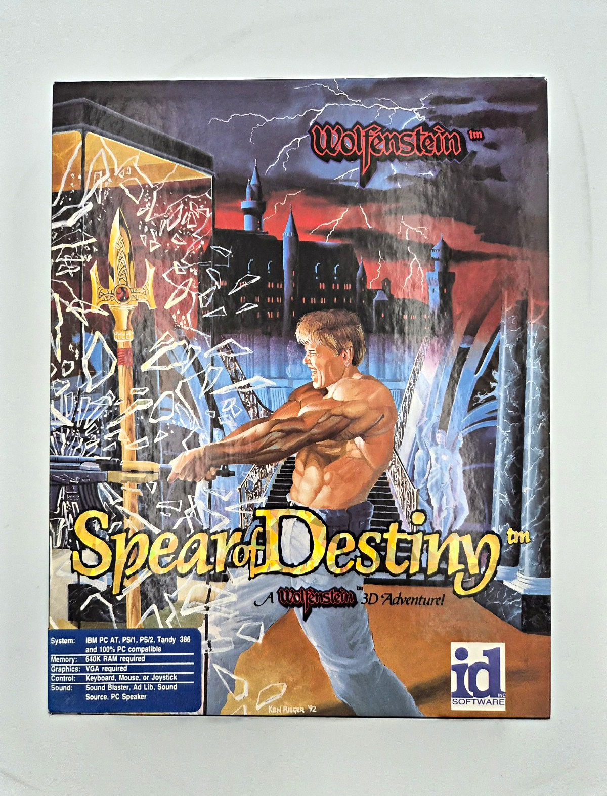 Wolfenstein 3D : Spear of Destiny Big Box PC Floppy Disk 3.5 IBM