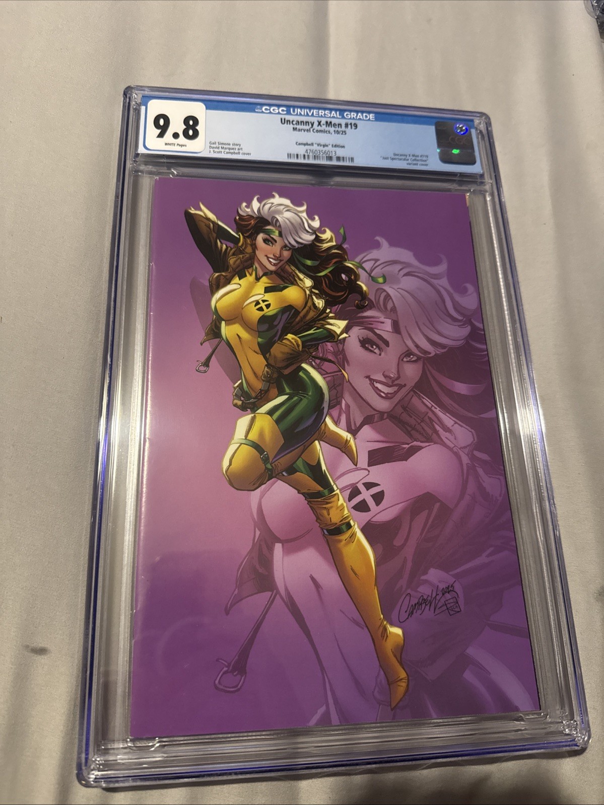 Uncanny X-Men #19 CGC 9.8 (2025) - Rogue - Campbell Virgin Edition 1:100