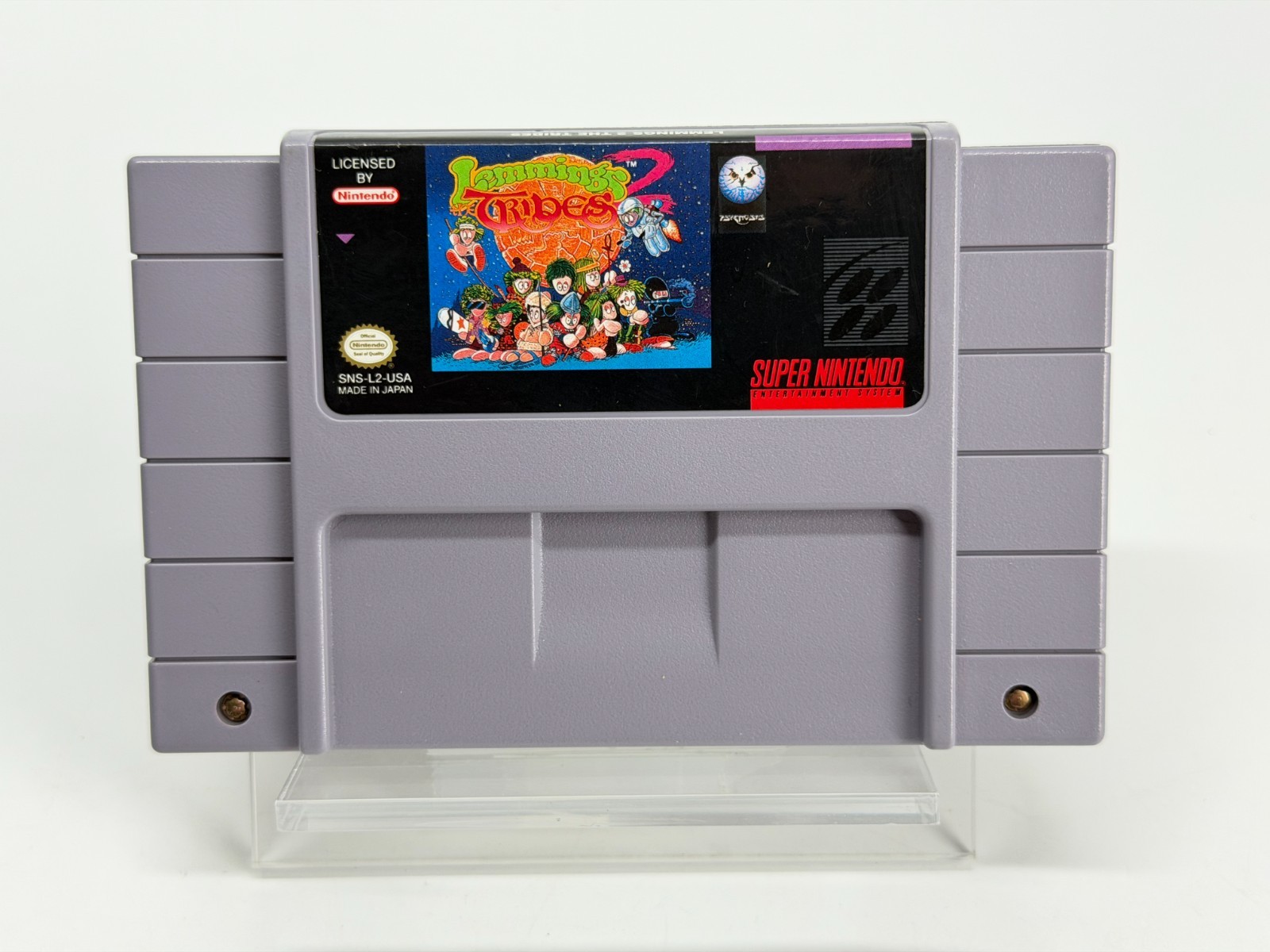 Lemmings 2 The Tribes (Super Nintendo SNES) Game Cartridge Authentic & Tested