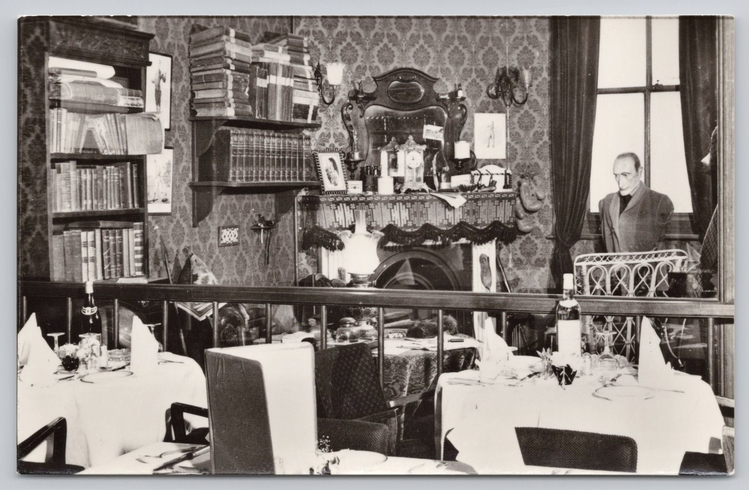 Sherlock Holmes Sitting Room RPPC London Northumberland Street