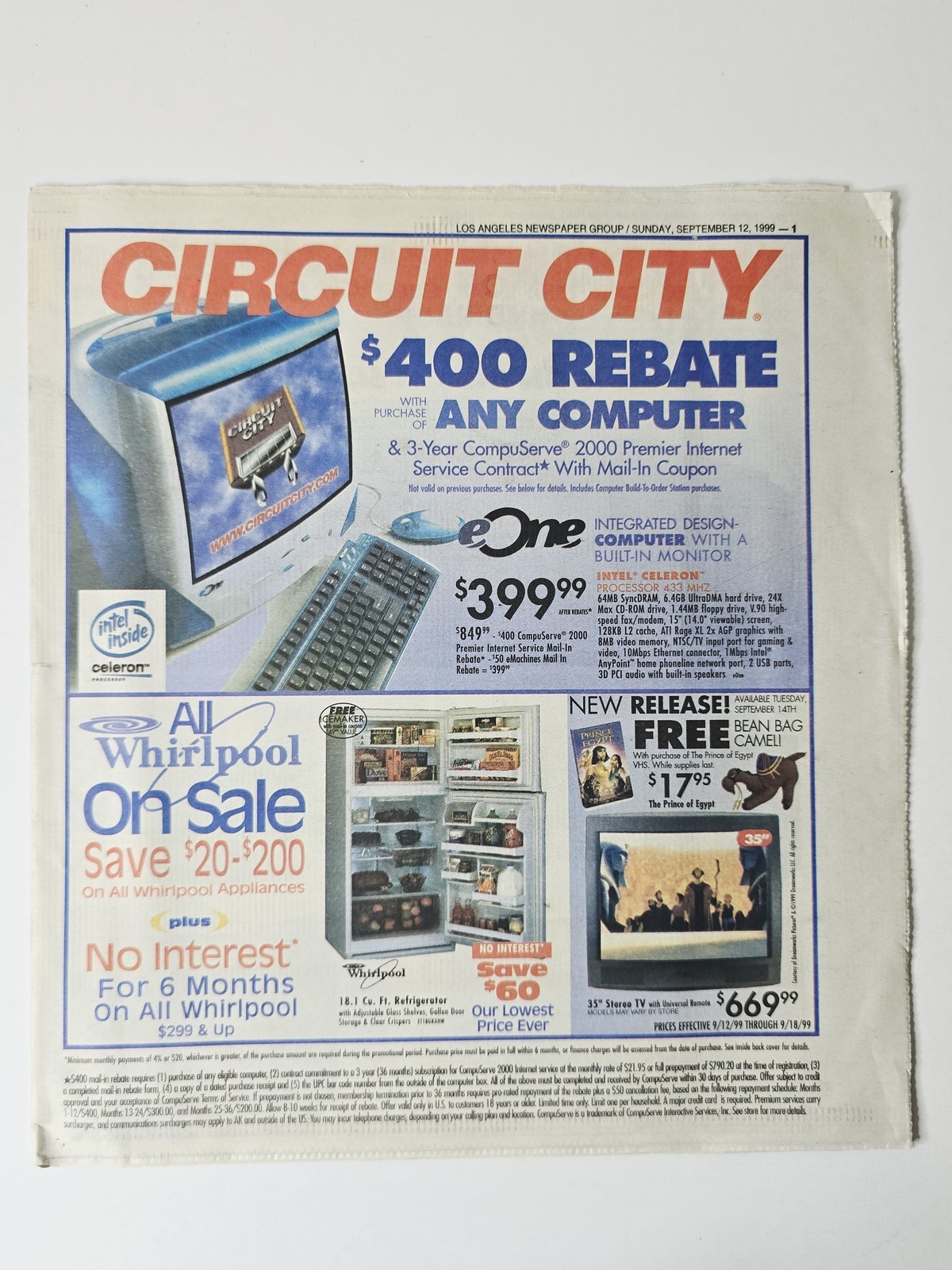 Circuit City Sept 1999 PlayStation Legacy of Kain Soul Reaver 20 Page Ad