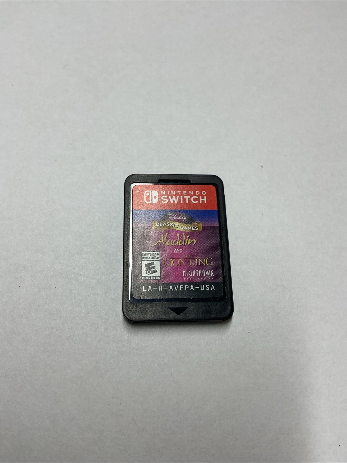 Disney Aladdin & The Lion King (Nintendo Switch) Cartridge Only Tested