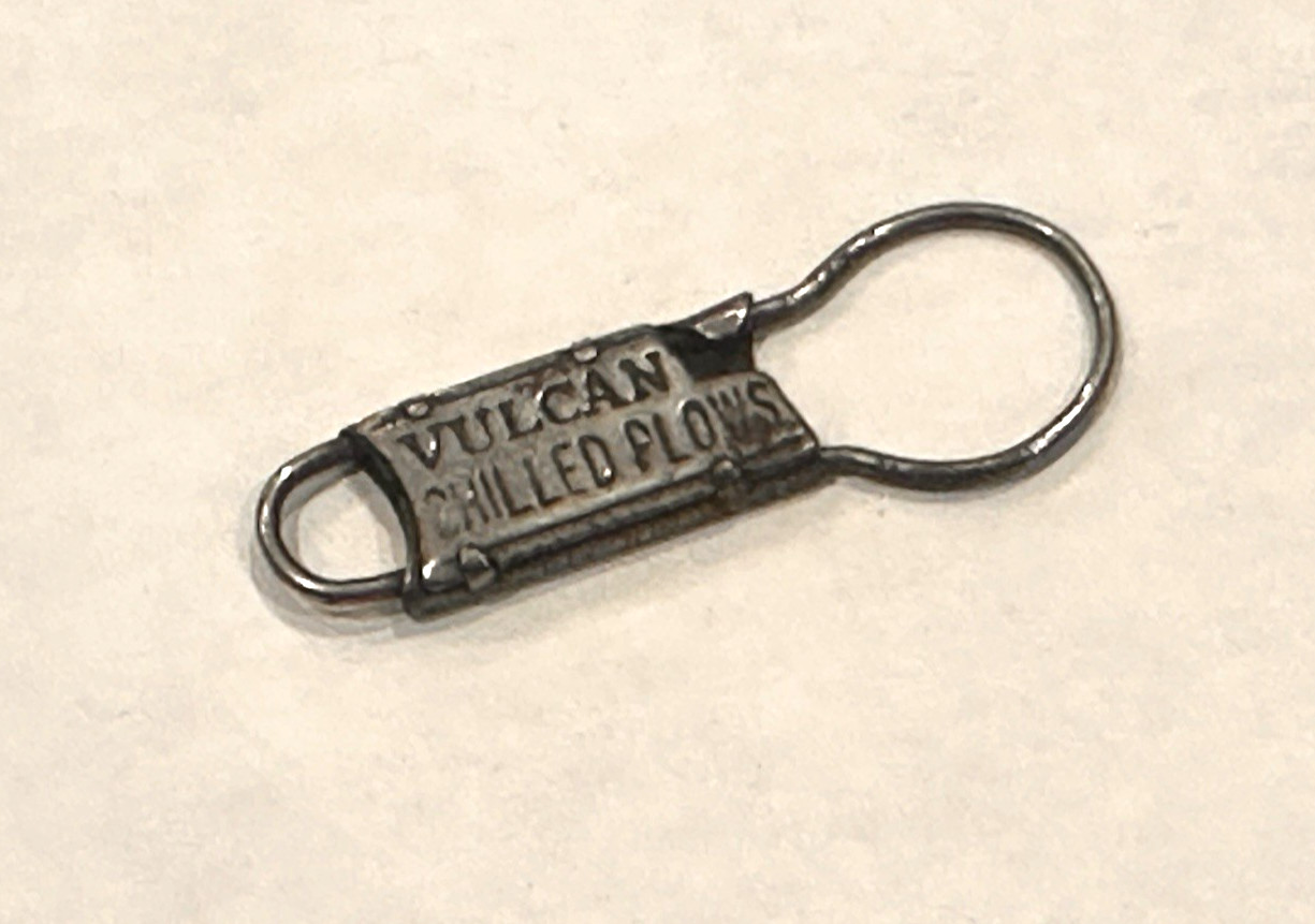 VULCAN PLOW CO. CHILLED PLOWS EVANSVILLE IN ADVERTISING ANTIQUE FOB 1800S RARE