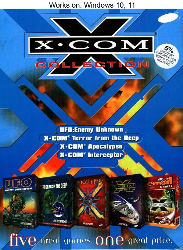 X-COM Collection PC Game UFO Defense Apocalypse Terror from the Deep Interceptor