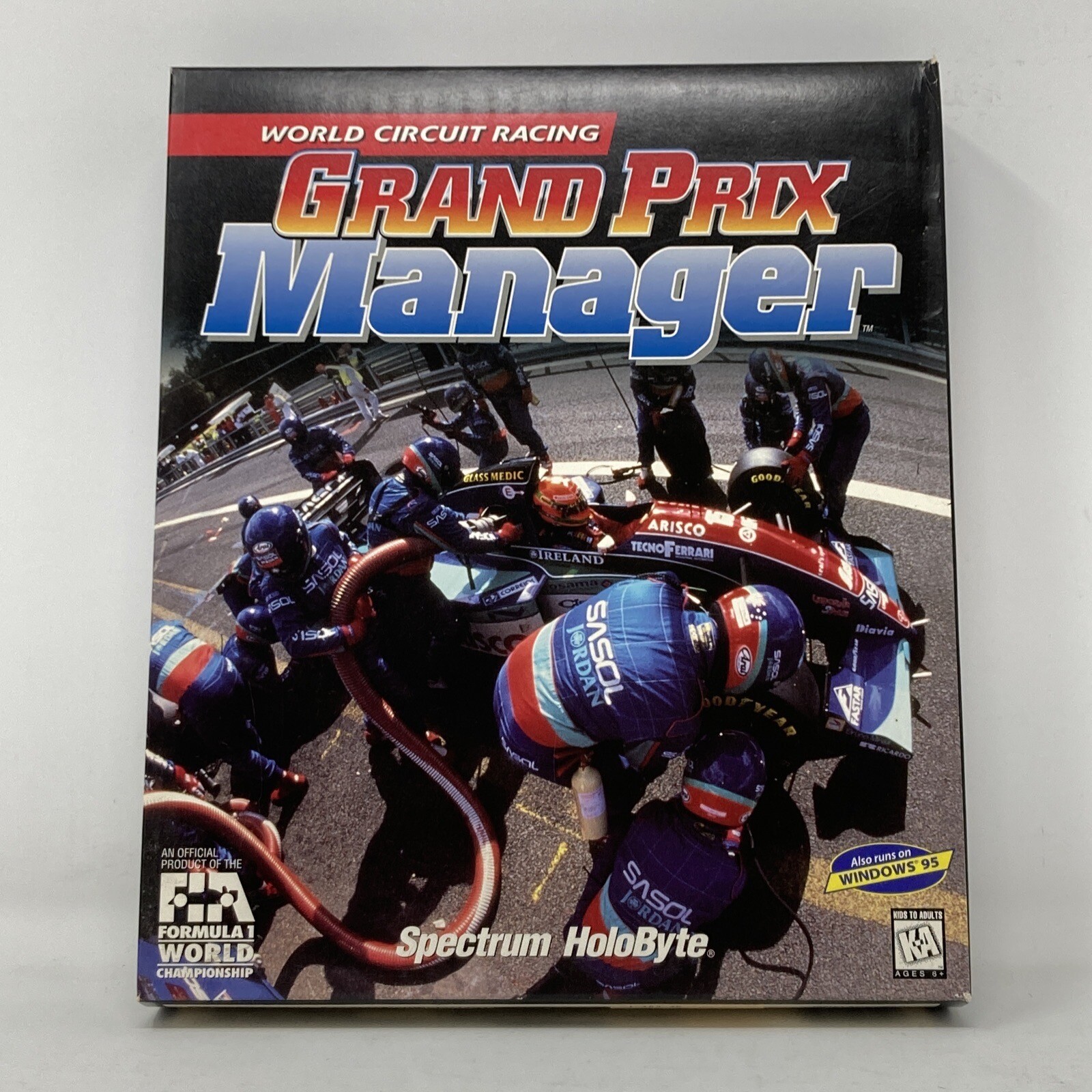World Circuit Racing Grand Prix Manager PC Big Box Complete in Box CIB (H14)