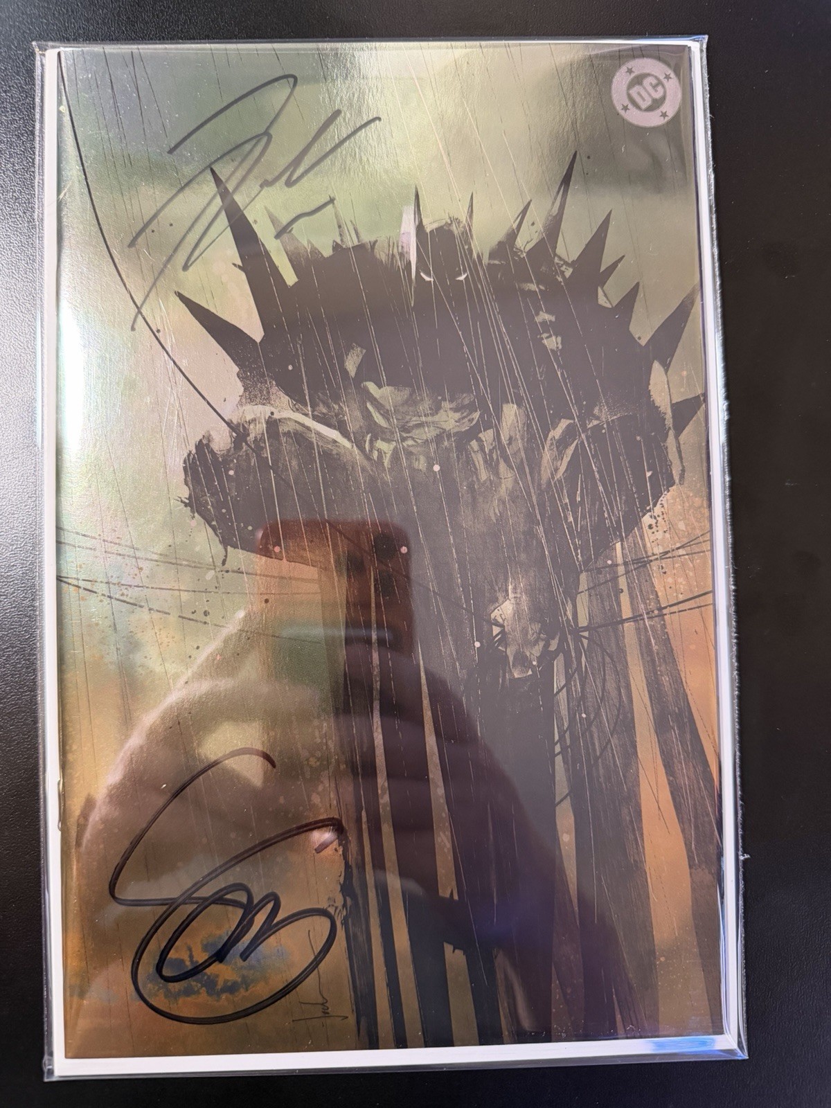 Absolute Batman Ark-M #1 Snyder Tieri Signed Jock Foil Scott Personal COA