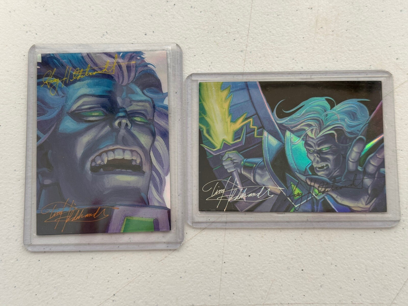 1996 COMIC IMAGES THE BEST OF HILDEBRANDTS ALL-CHROMIUM BLACK HEART RAGE #40 #70