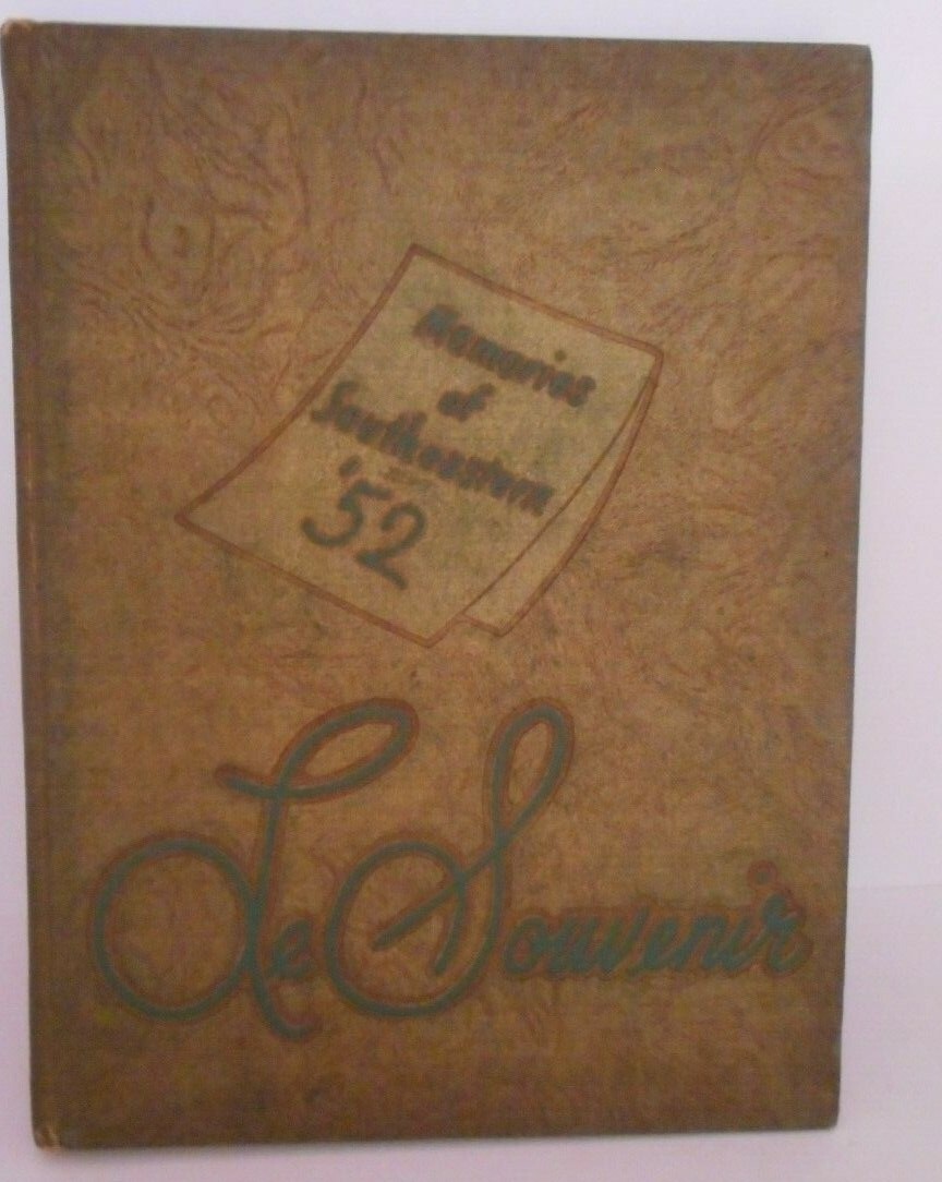 Vintage 1952 Southeastern Louisiana College Lions Le Souvenir Yearbook