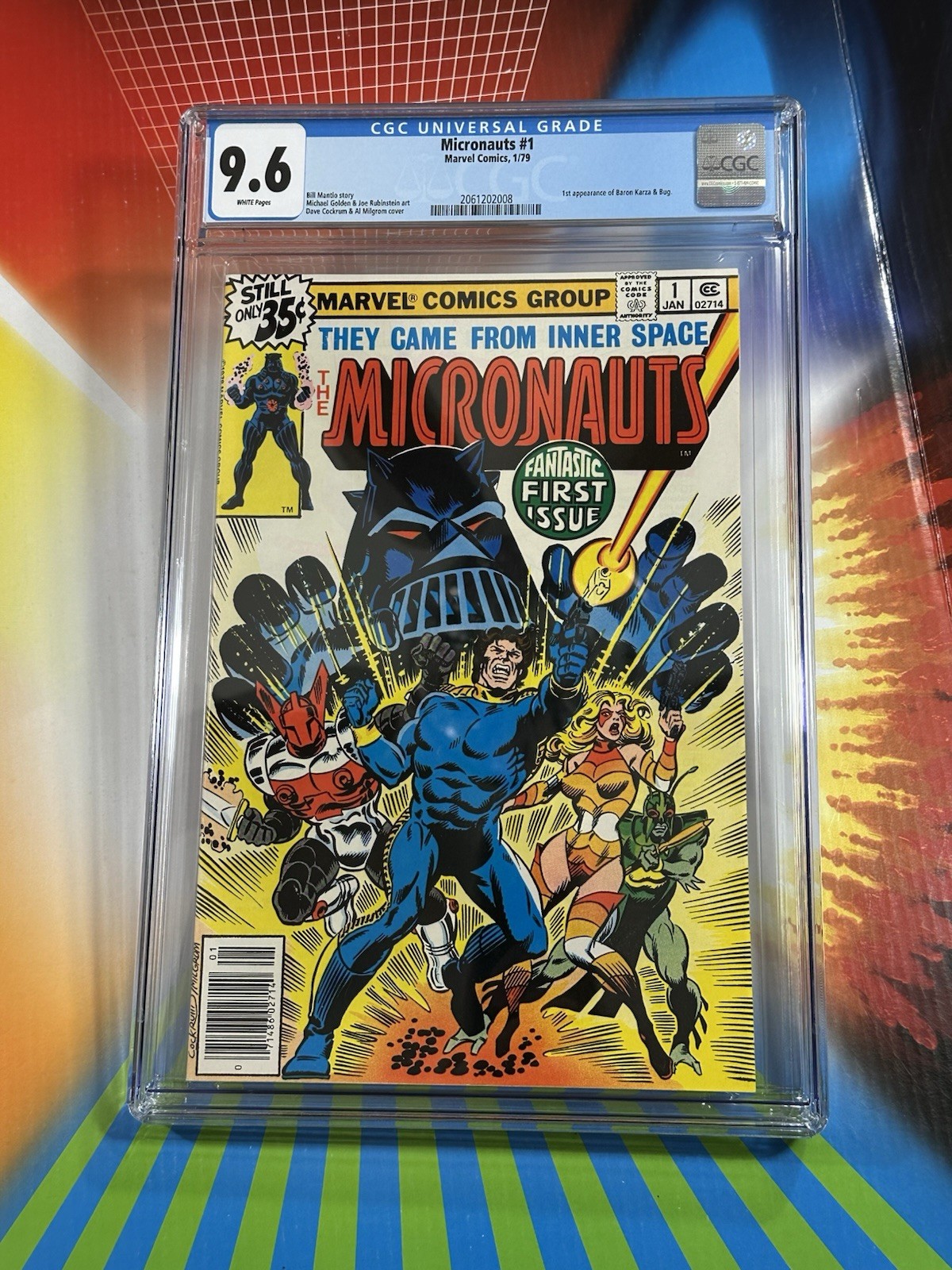 MICRONAUTS #1 CGC 9.6 NM+ 1979 MARVEL COMICS 1ST APPEARANCE OF BARON KARZA