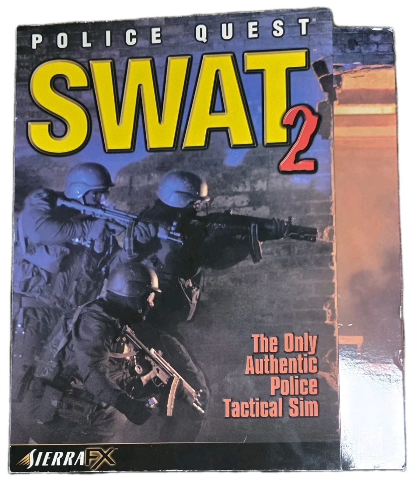 Police Quest: SWAT 2 PC Big Box, 100% Complete In Box VGA Ready RARE-Vintage