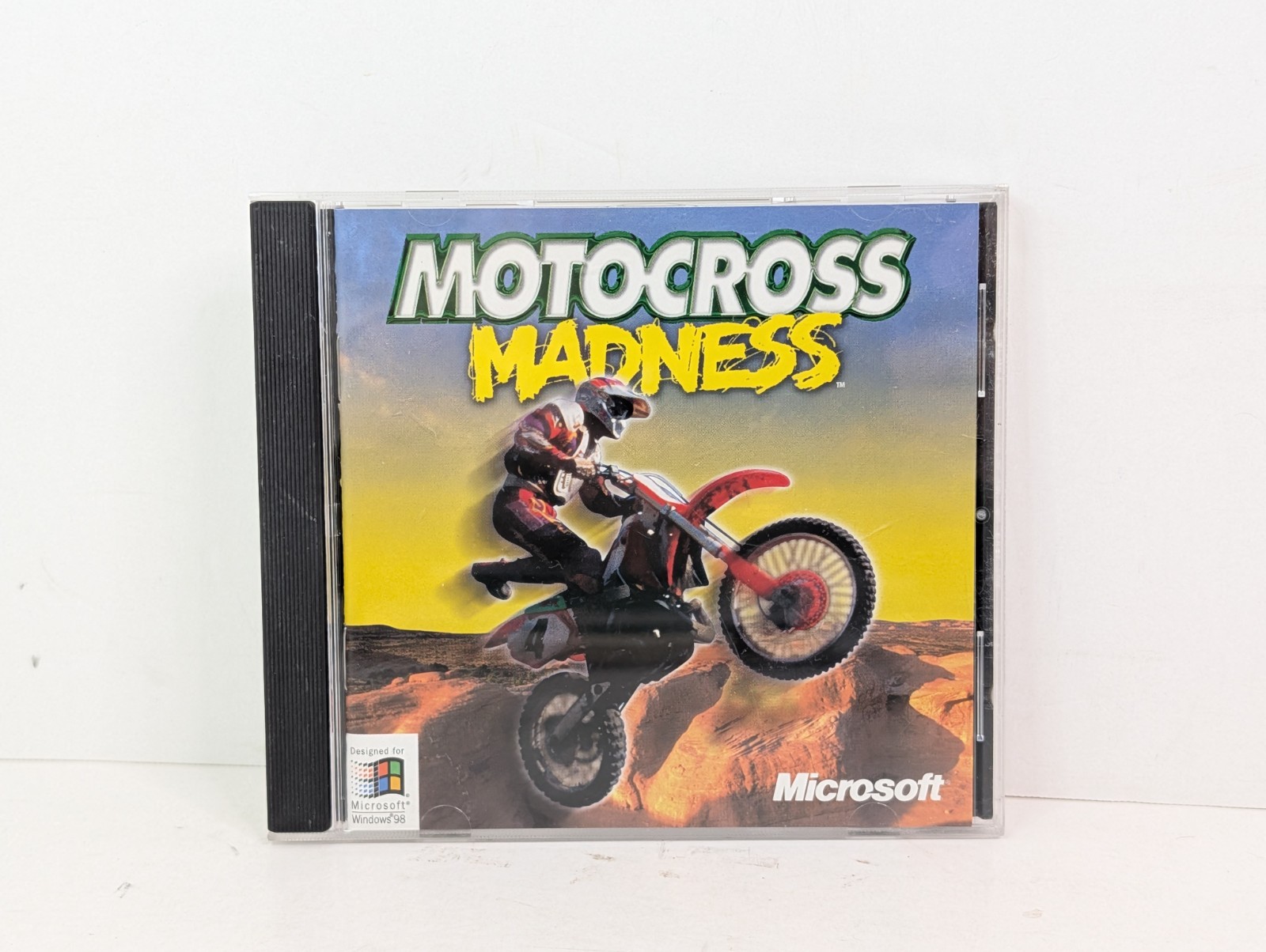 Motocross Madness PC 1998 Microsoft Windows 98 Racing Game Jewel Case Manual