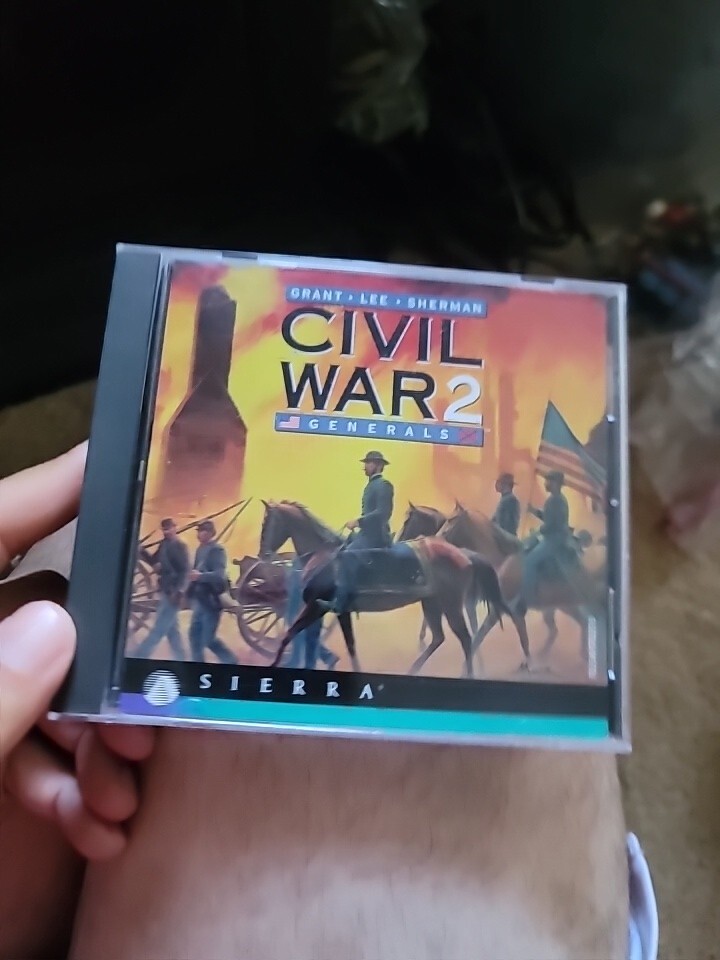 Vintage Sierra Civil War Generals 2 (Windows PC CD, 1997)